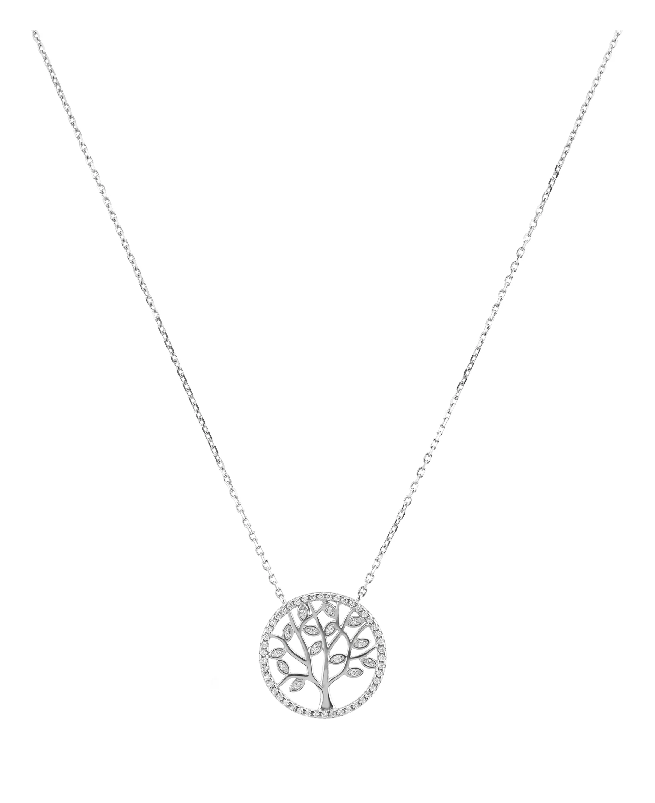 COLLIER EN ARGENT ARBRE DE VIE AVEC PIERRES - Image 2