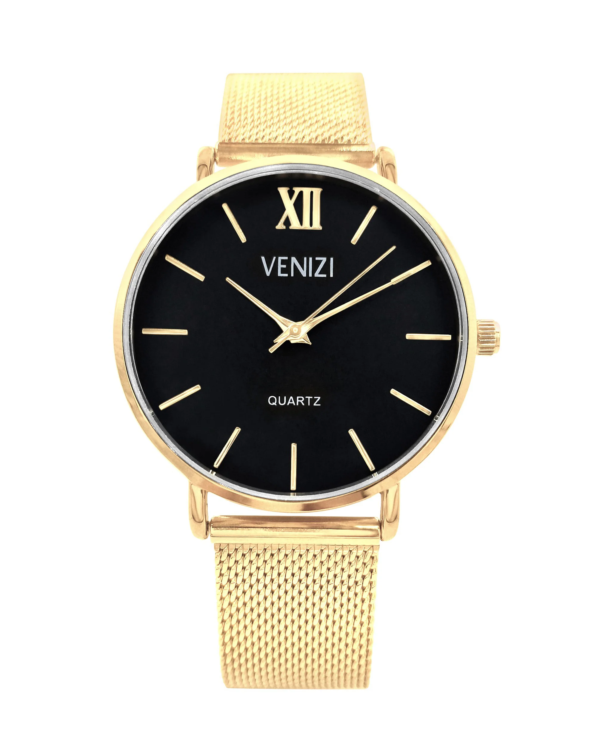 Montre Venizi dorée maille milanaise