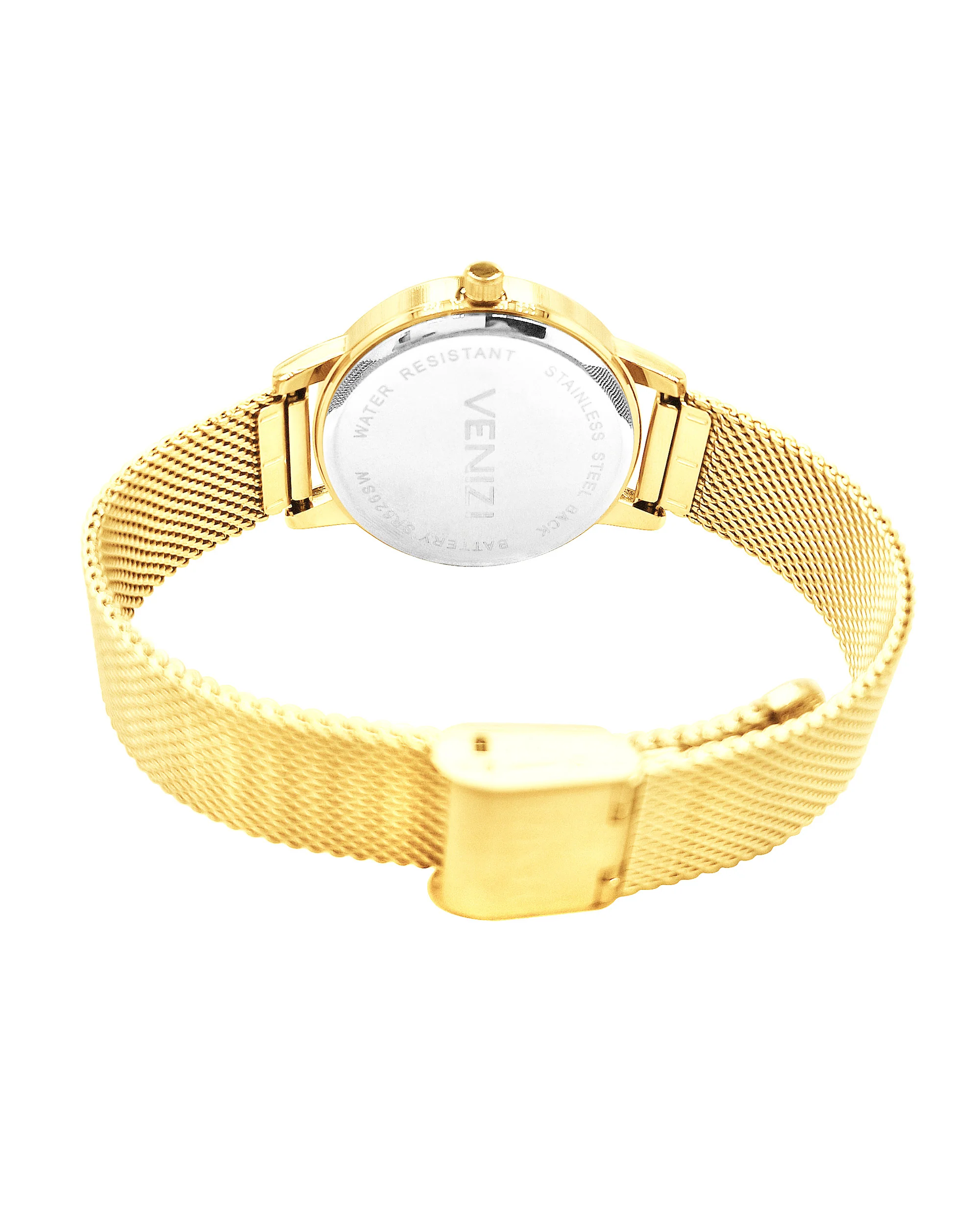 Montre Venizi dorée maille milanaise - Image 2