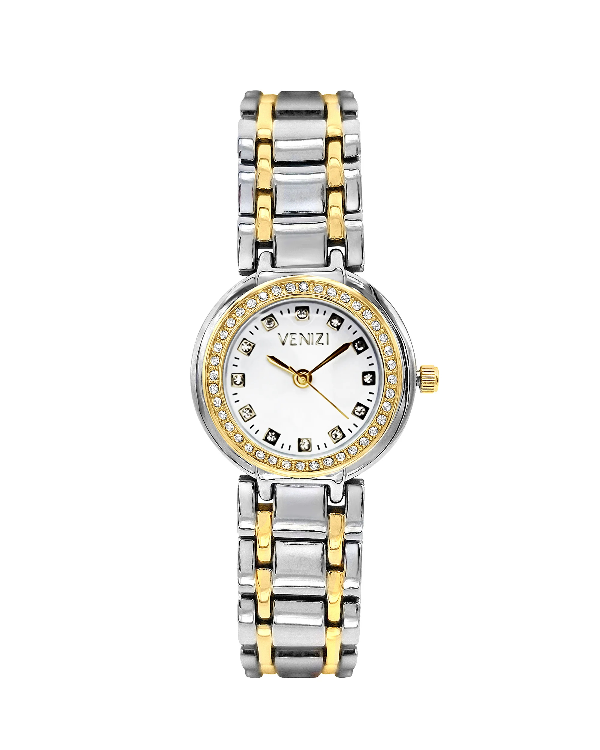 Montre Venizi bicolore avec strass