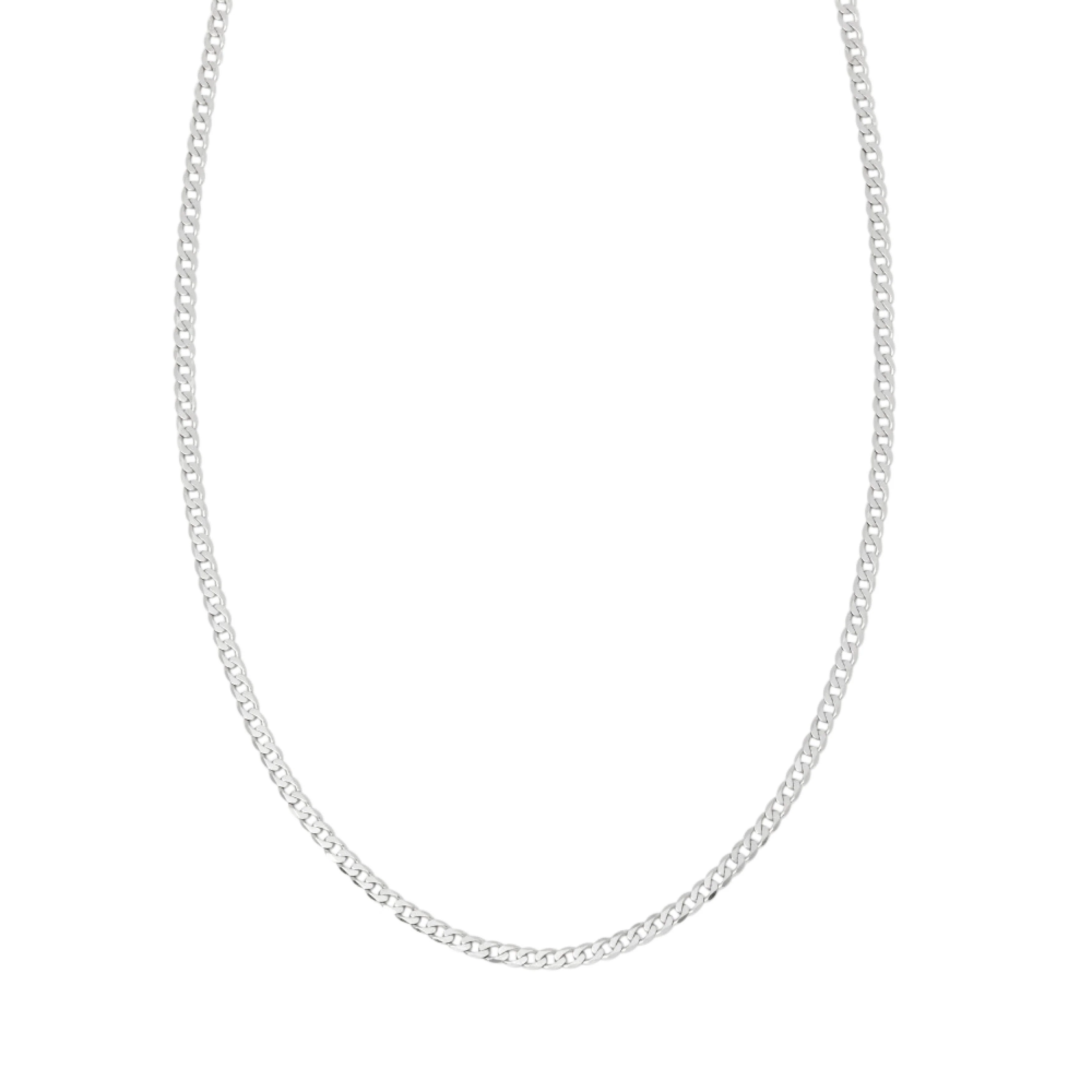 CHAINE EN ARGENT MAILLE GOURMETTE 3 MM - Image 2