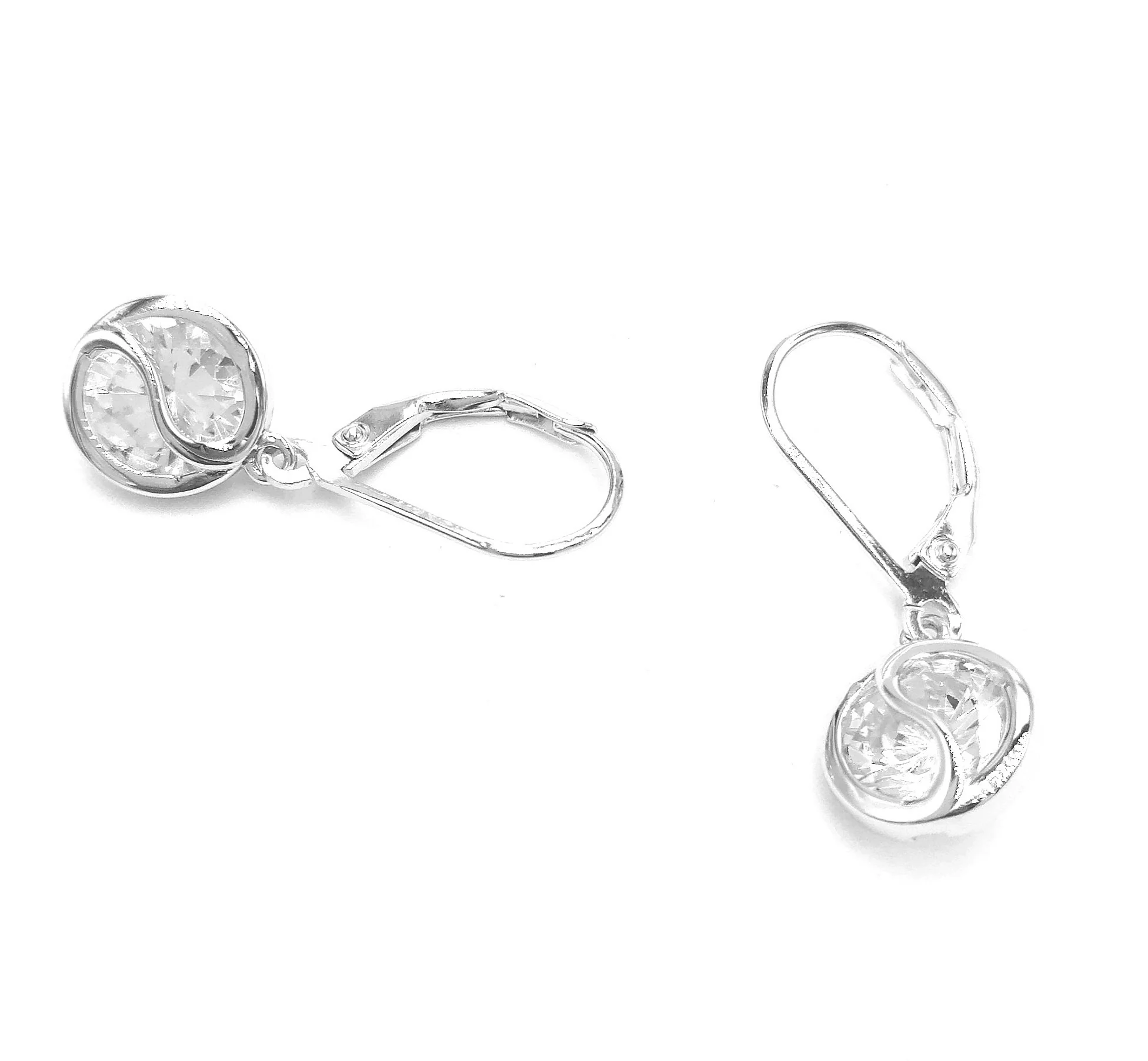 DORMEUSE EN ARGENT SOLITAIRE PENDANT - Image 3