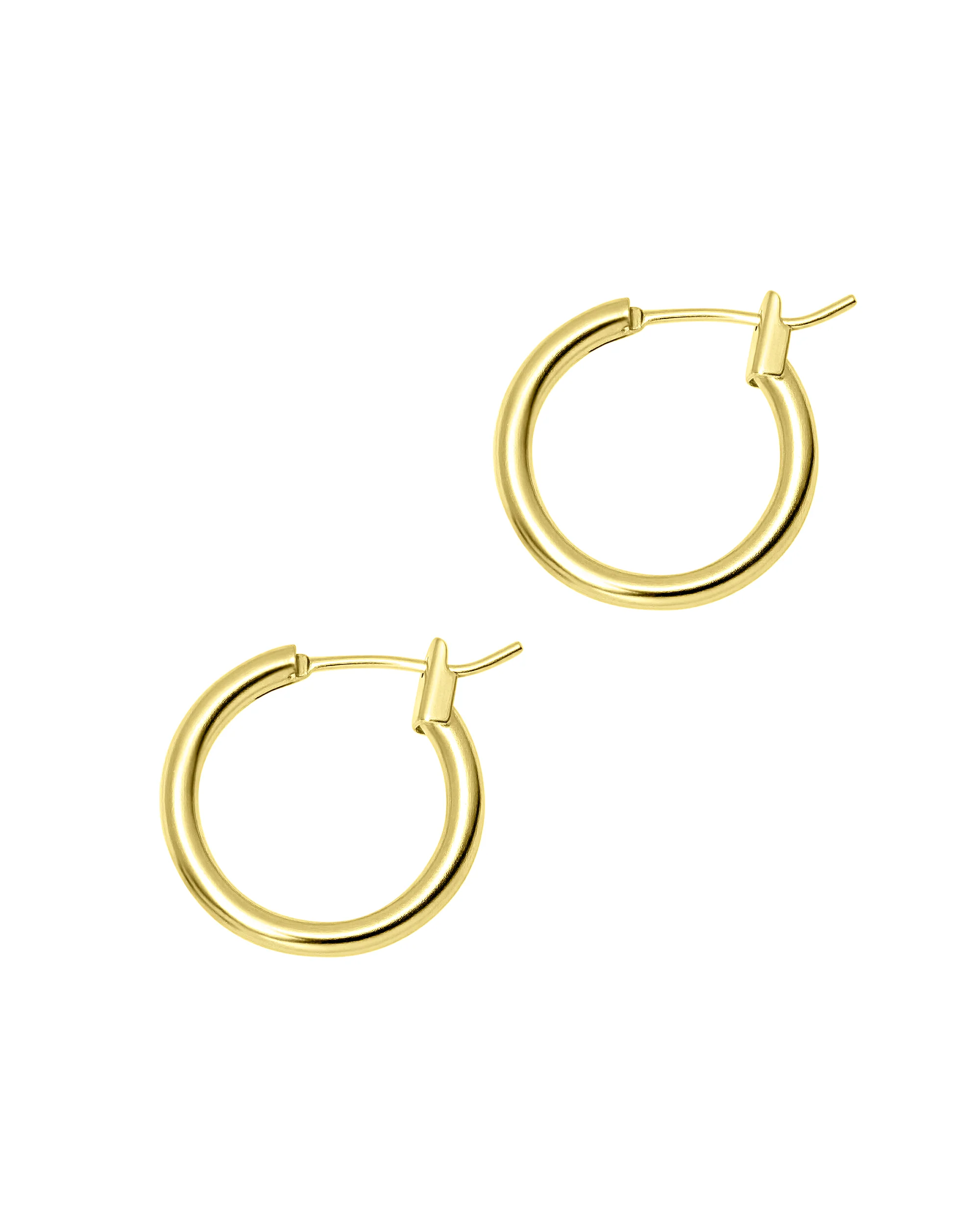CREOLES EN PLAQUE OR 2 MM