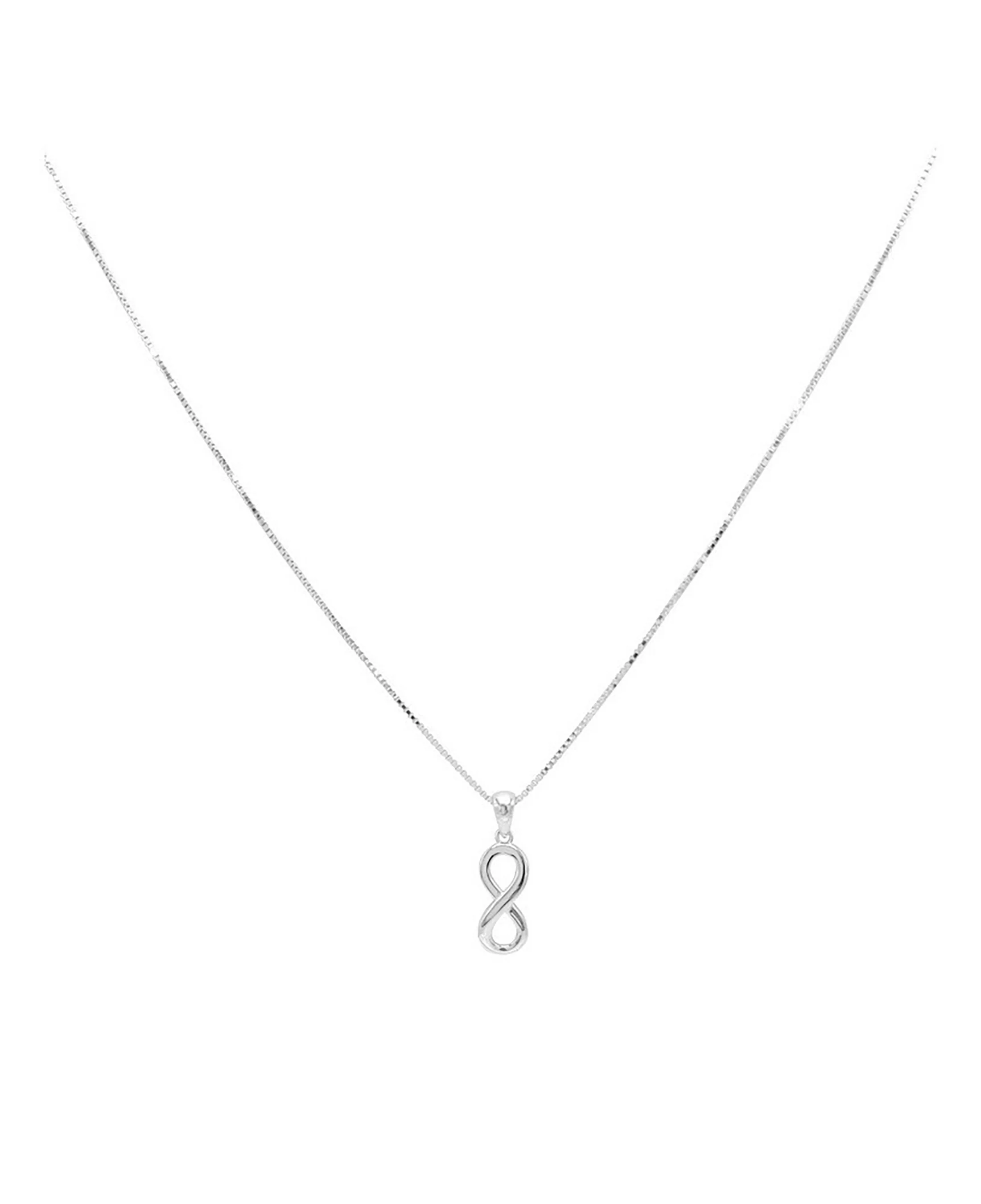 COLLIER EN ARGENT AVEC INFINI - Image 2