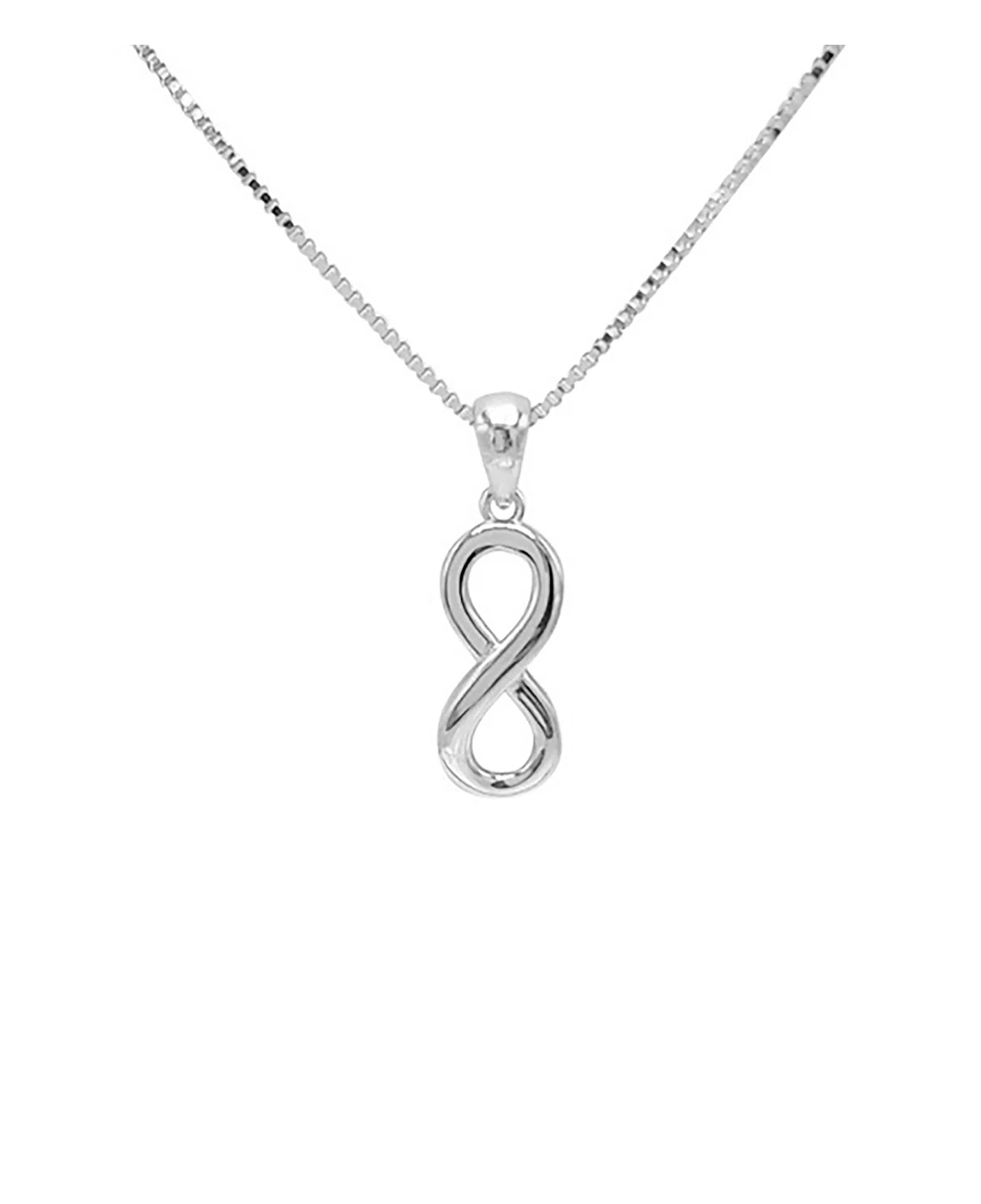 COLLIER EN ARGENT AVEC INFINI - Image 3