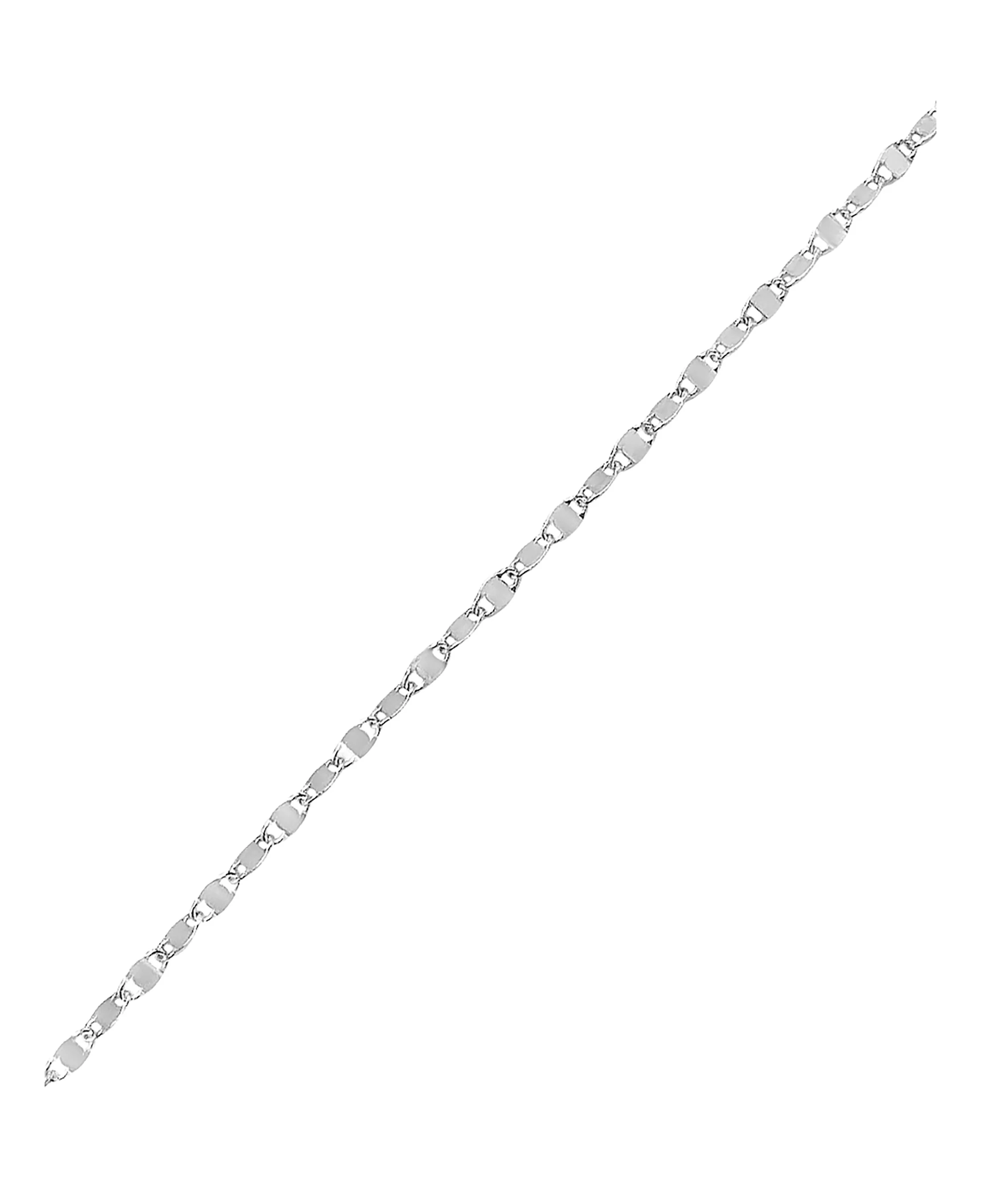 BRACELET EN ARGENT MAILLES OVALES