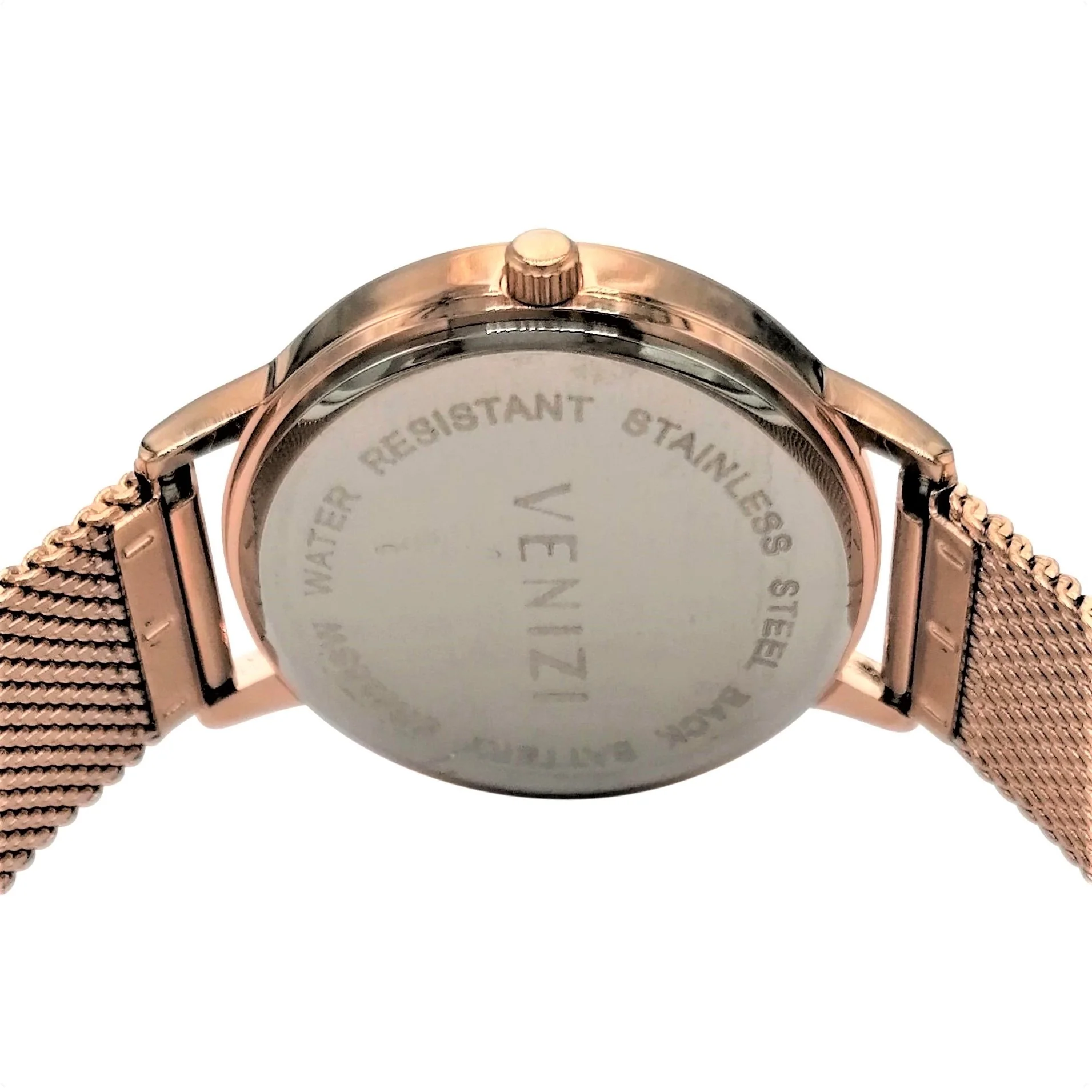 Montre Venizi rosée maille milanaise - Image 2