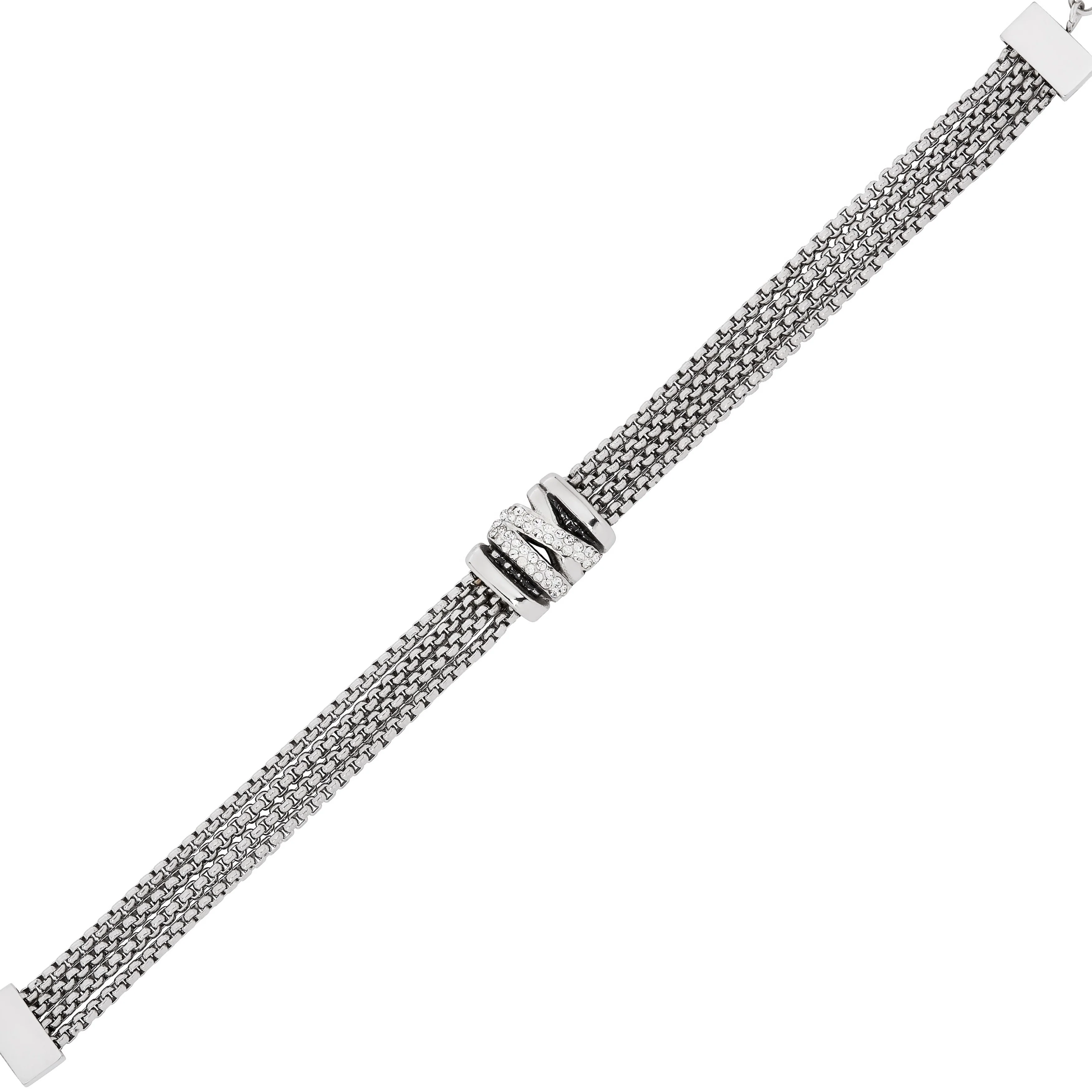 BRACELET EN ACIER 4 MAILLES MOTIF FANTAISIE - Image 2
