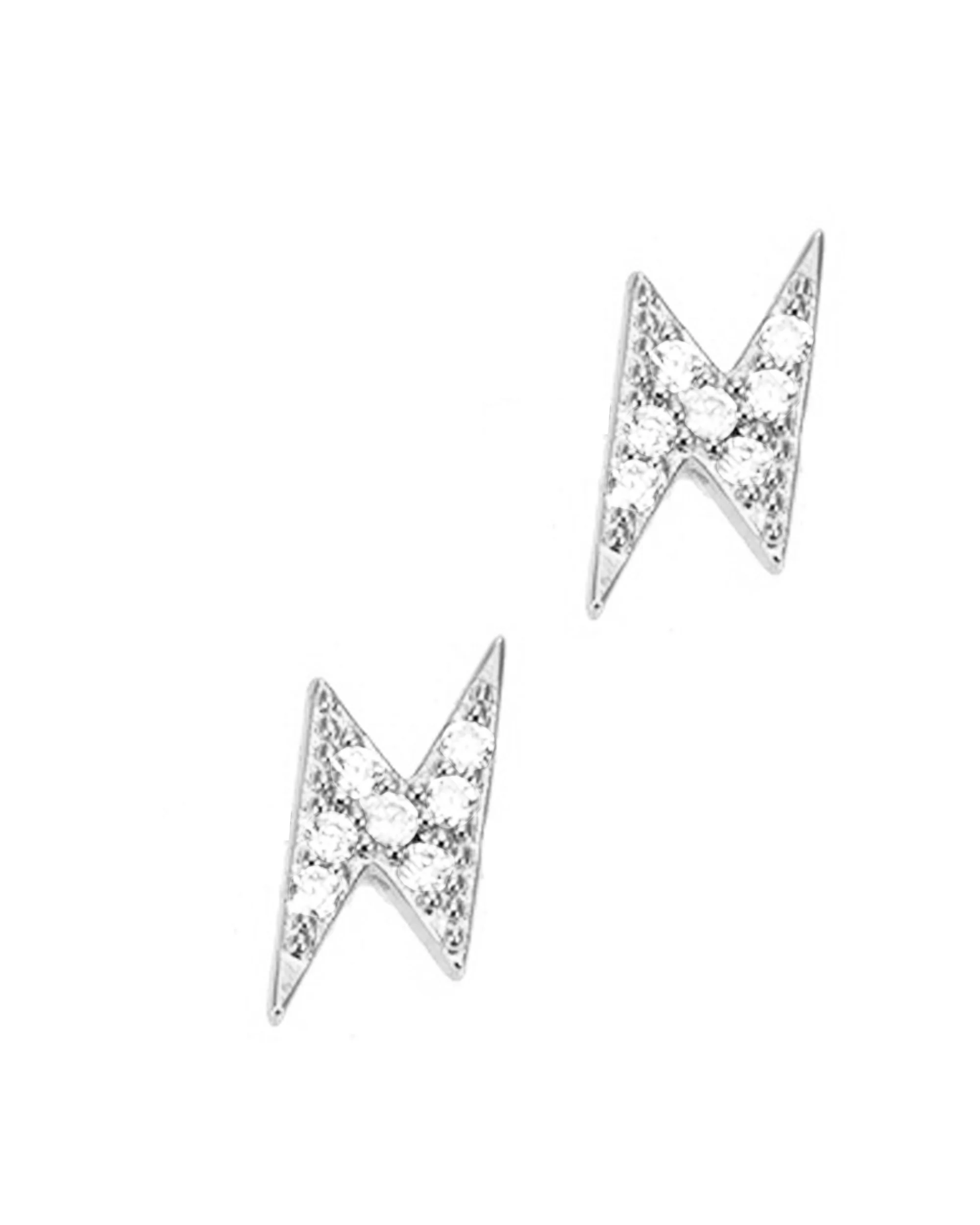BOUCLES D'OREILLES EN ARGENT ECLAIR AVEC PIERRES