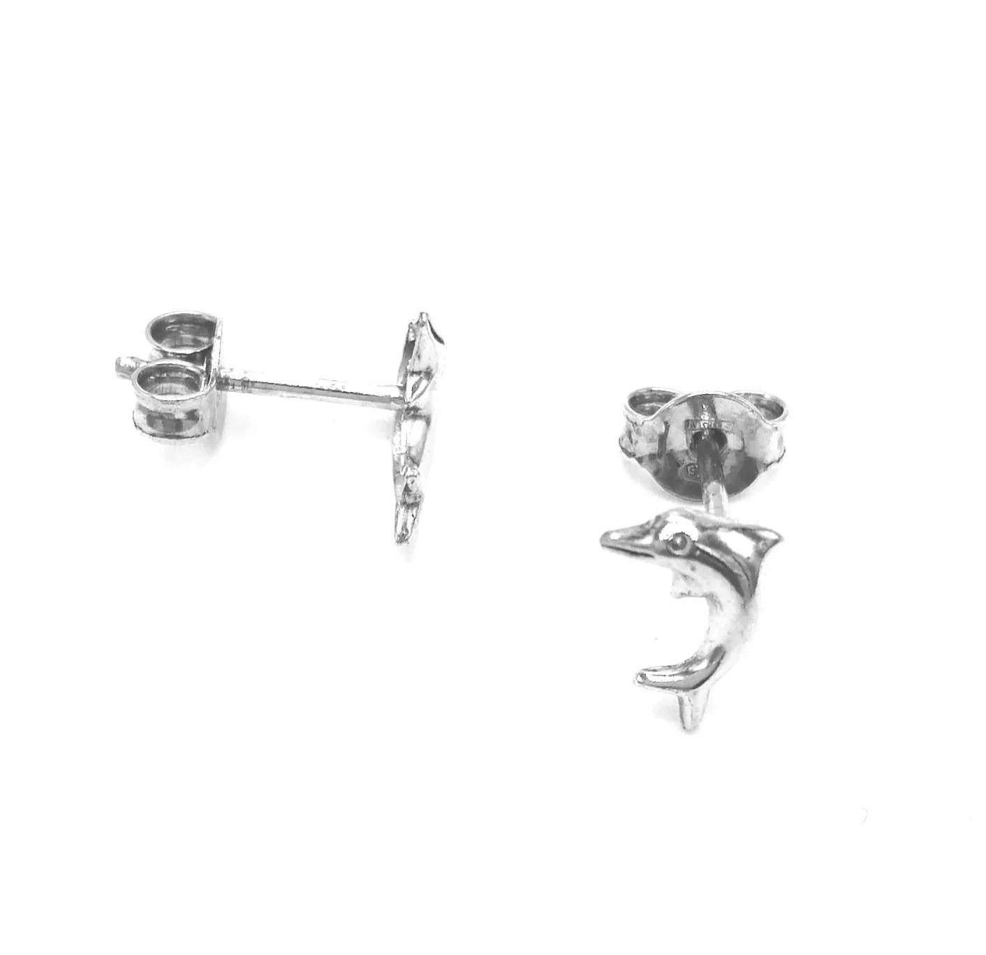 BOUCLES D'OREILLES EN ARGENT DAUPHIN - Image 3