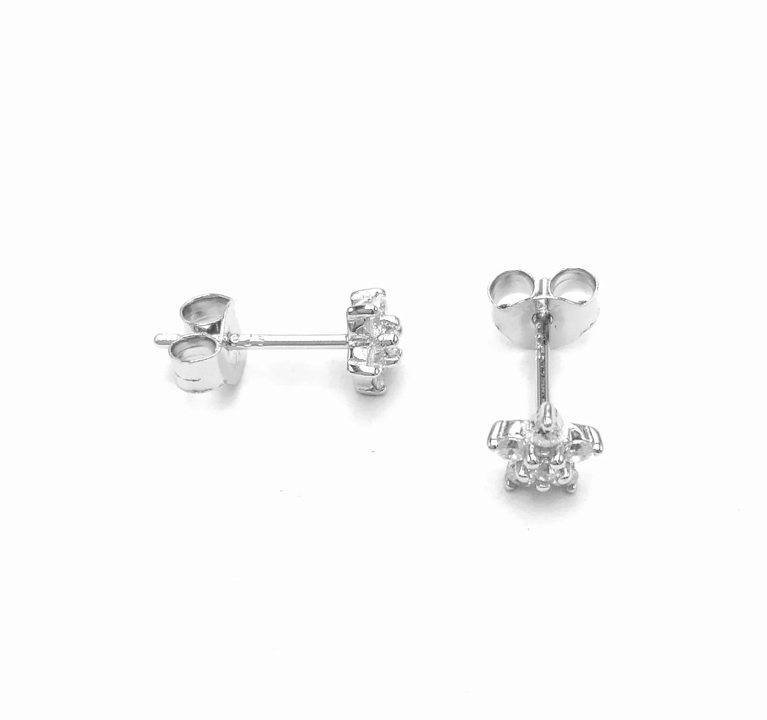 BOUCLES D'OREILLES EN ARGENT ETOILE - Image 3