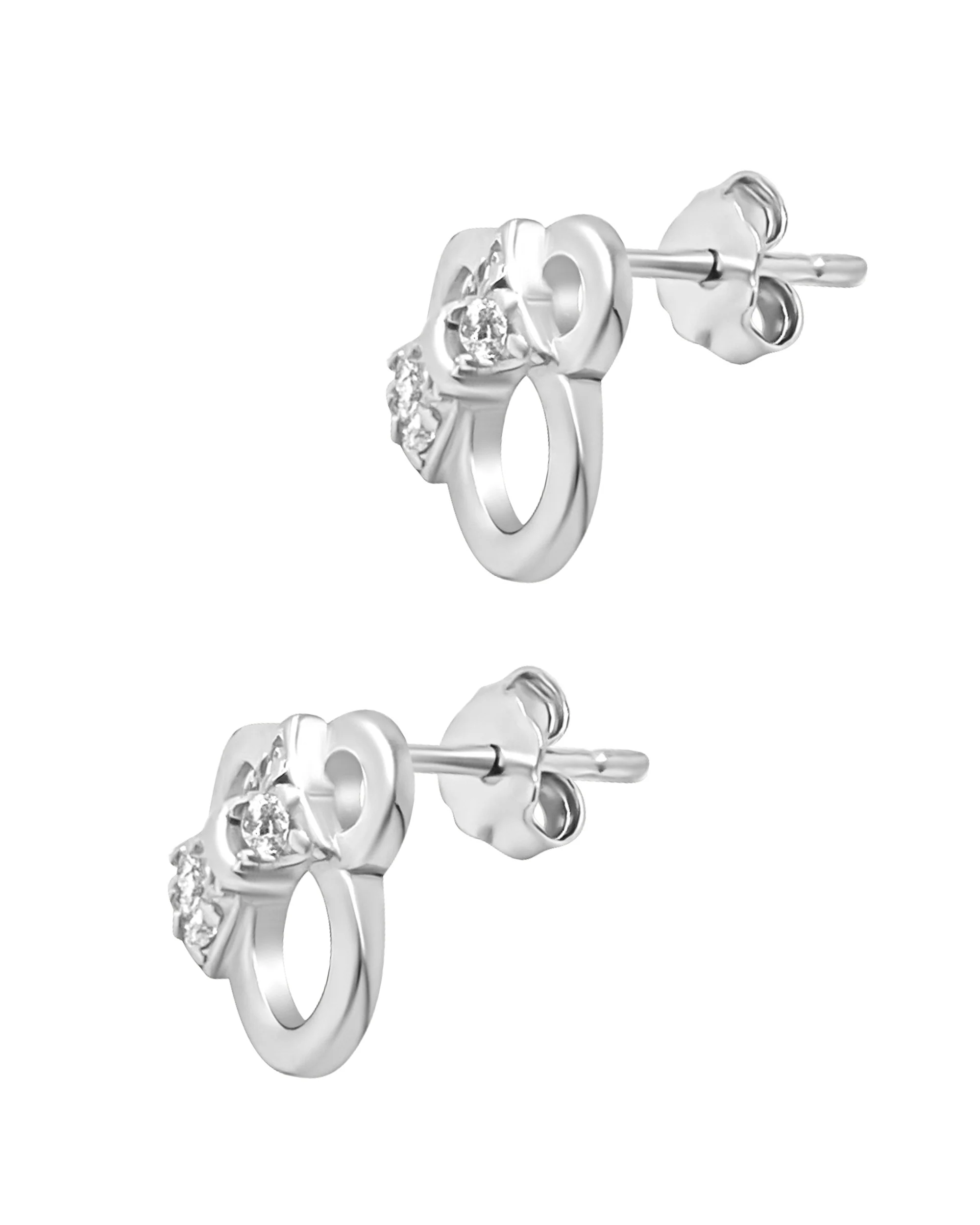 BOUCLES D'OREILLES ENFANT EN ARGENT MINNIE MOUSE - Image 3