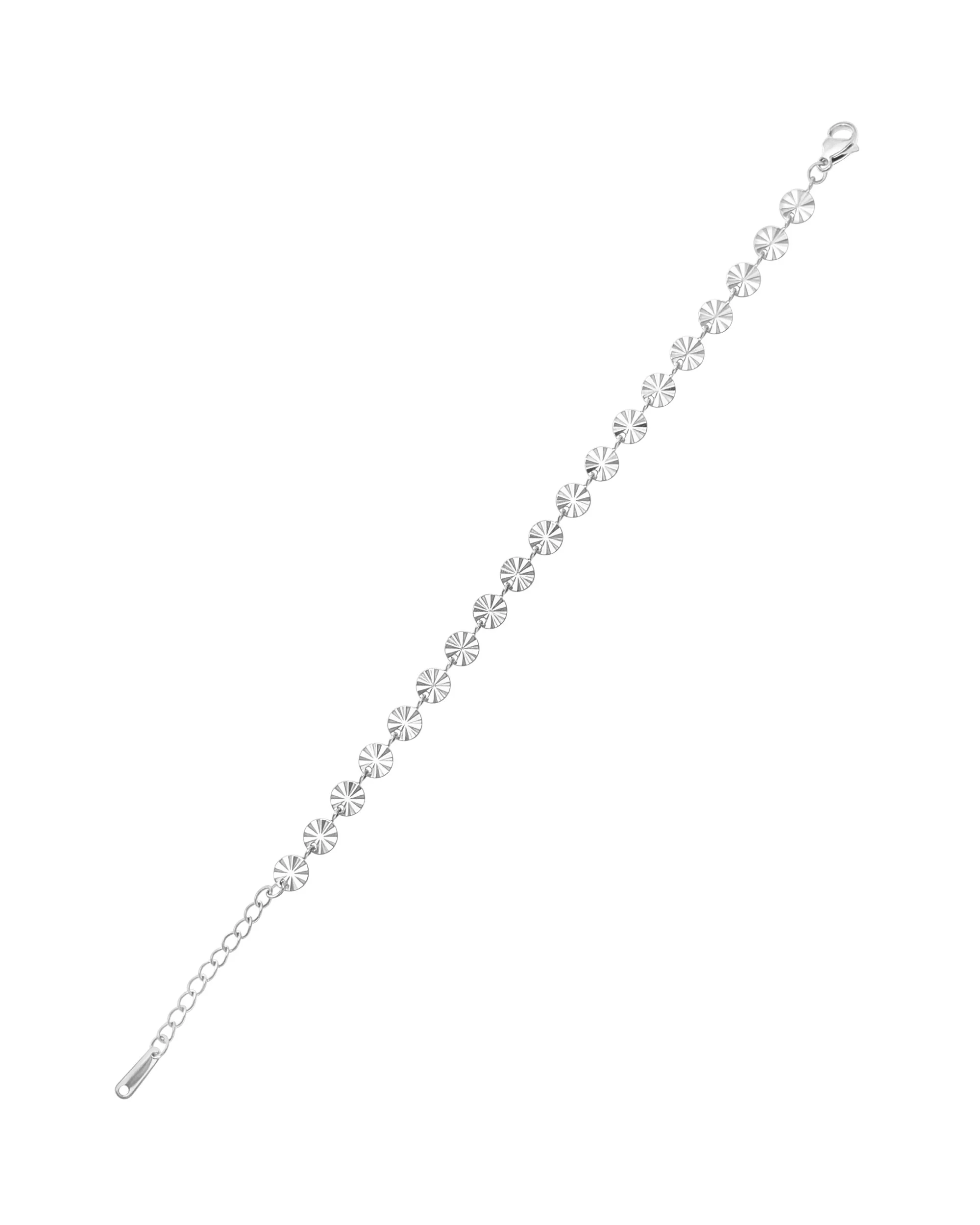 BRACELET EN ACIER AVEC PASTILLES STRIEES - Image 3