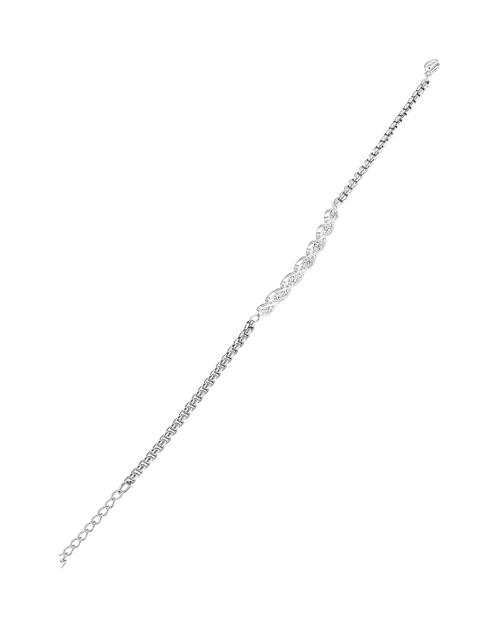 BRACELET EN ACIER AVEC STRASS - Image 3