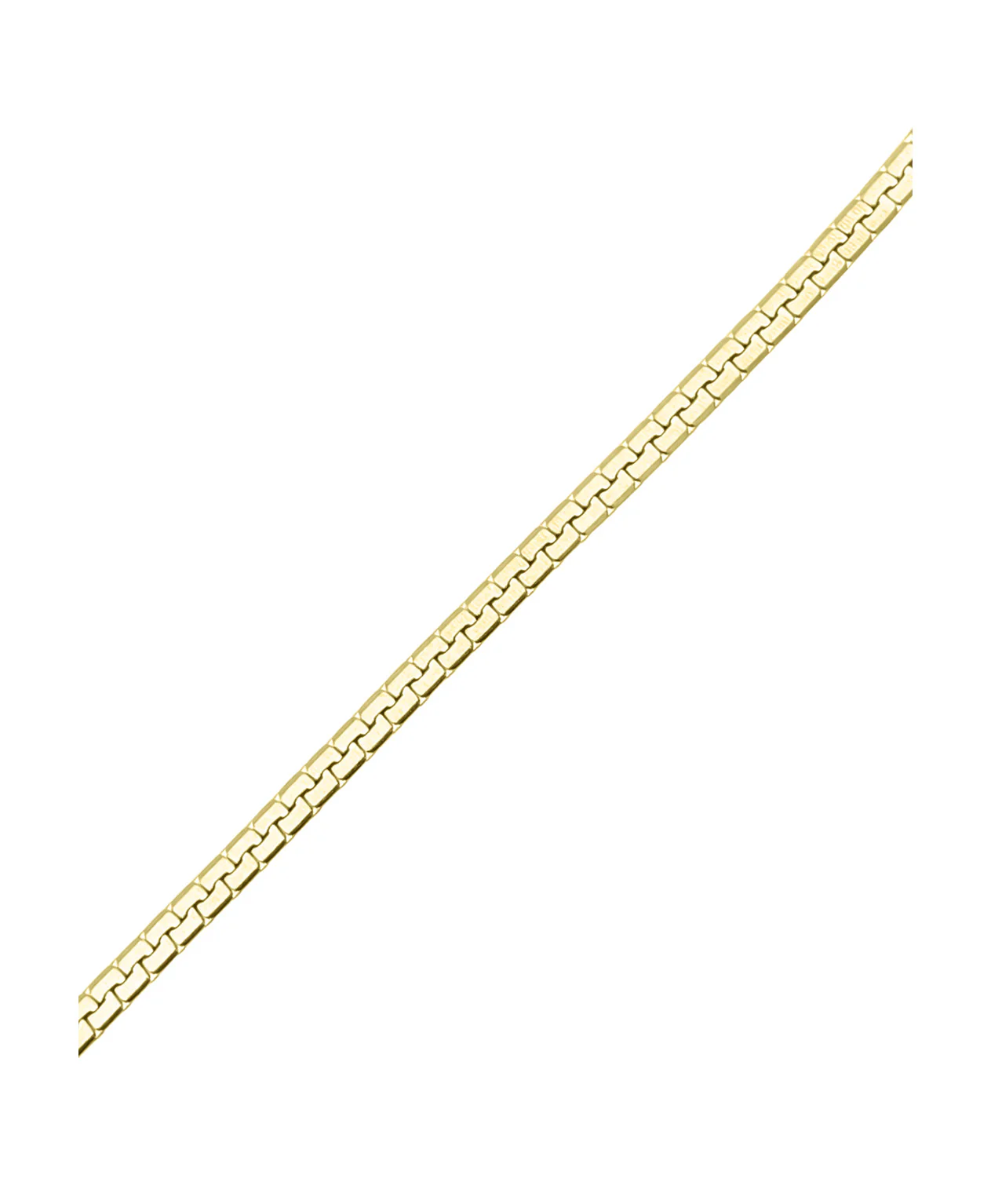 BRACELET EN ACIER DORE PLAT STRIEES