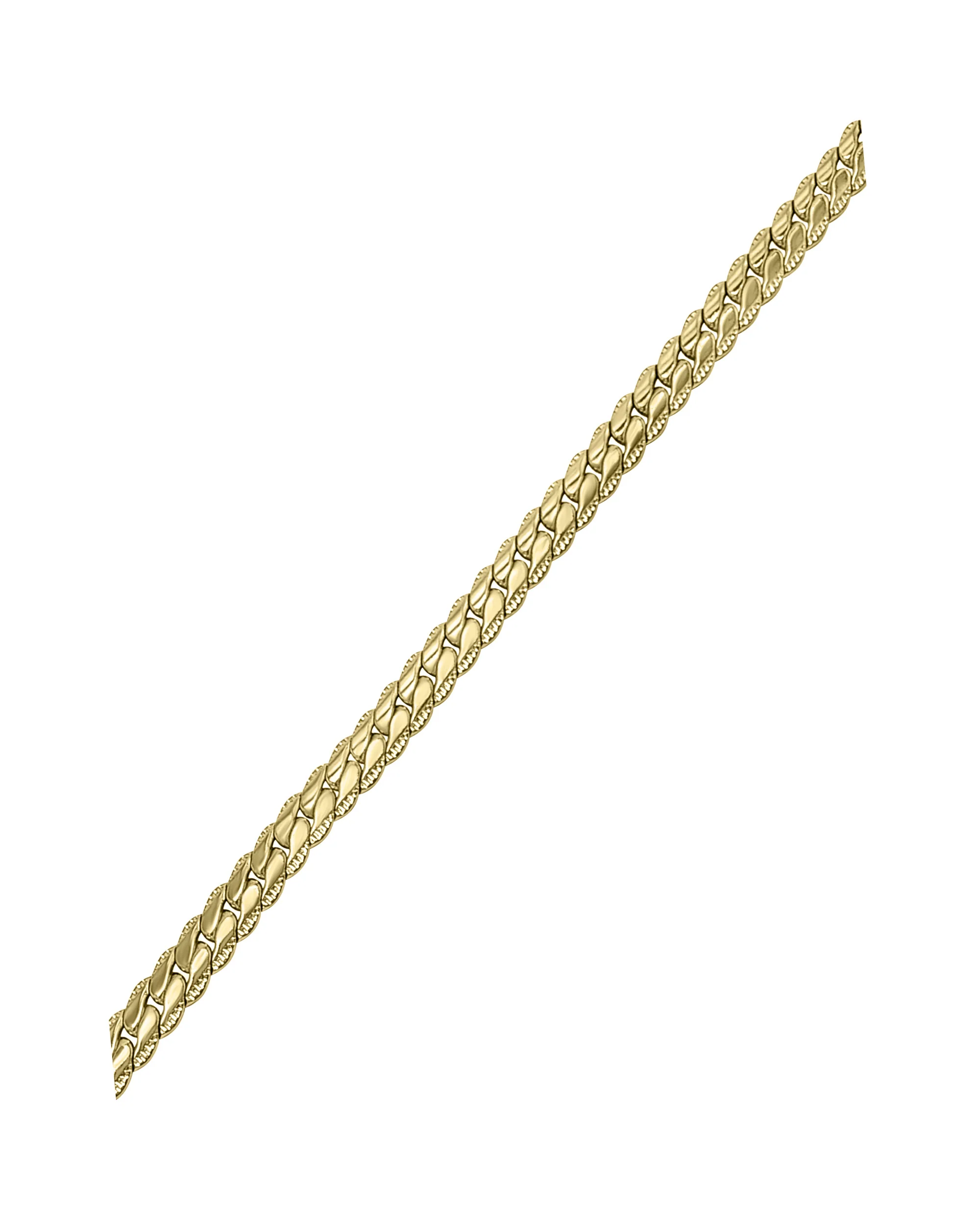 BRACELET EN ACIER MAILLE ANGLAISE 5,5 MM