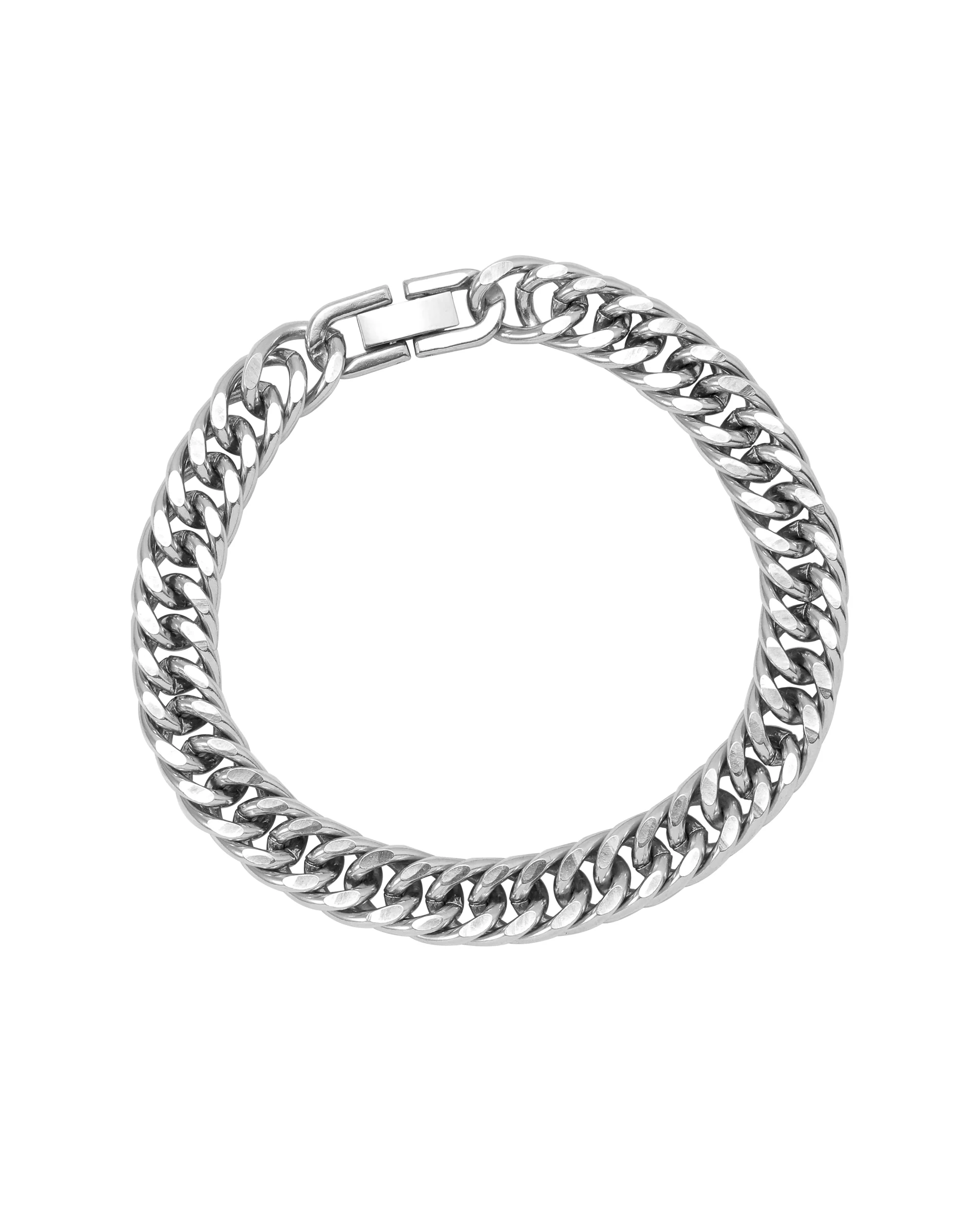 BRACELET EN ACIER MAILLE GOURMETTE