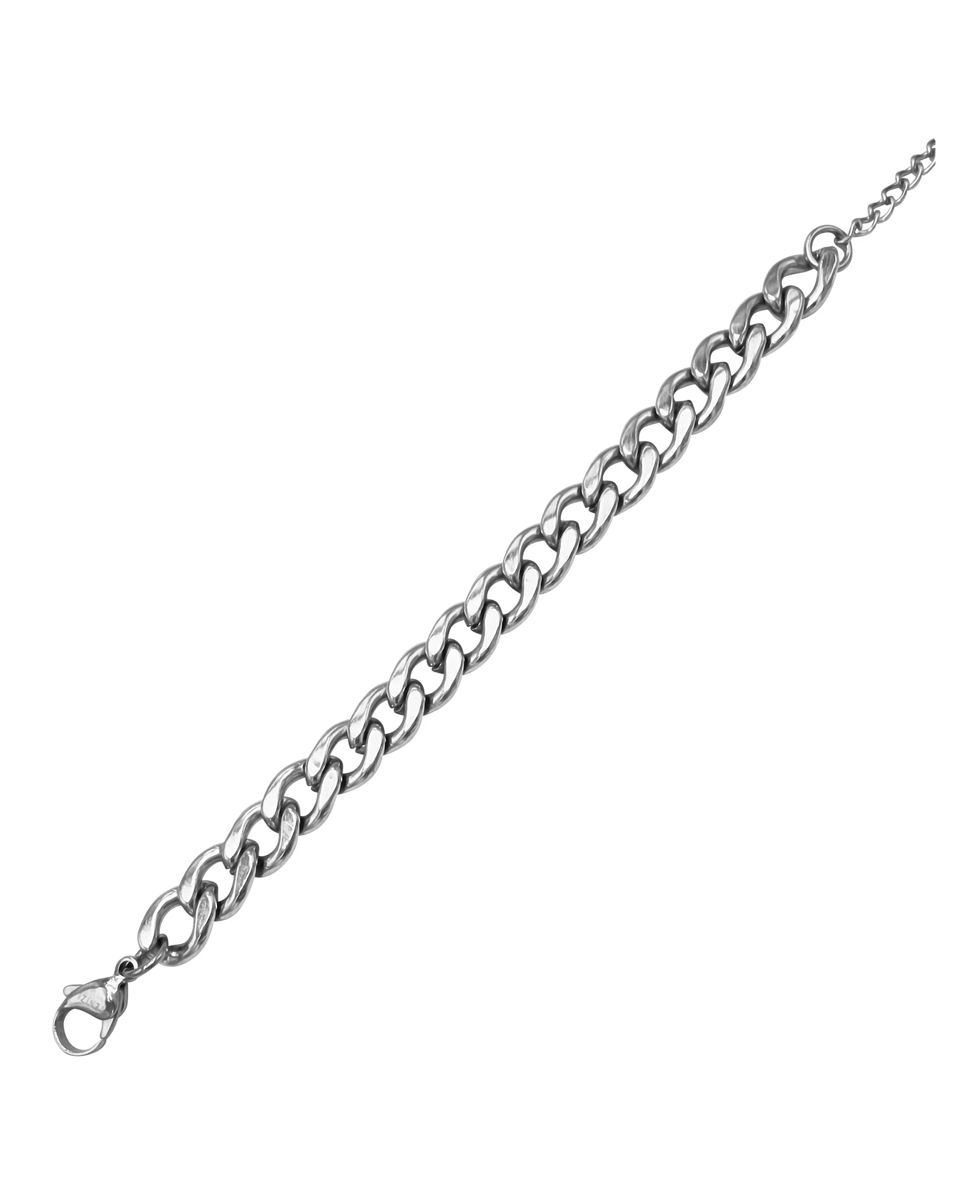 BRACELET EN ACIER MAILLE GOURMETTE - Image 3