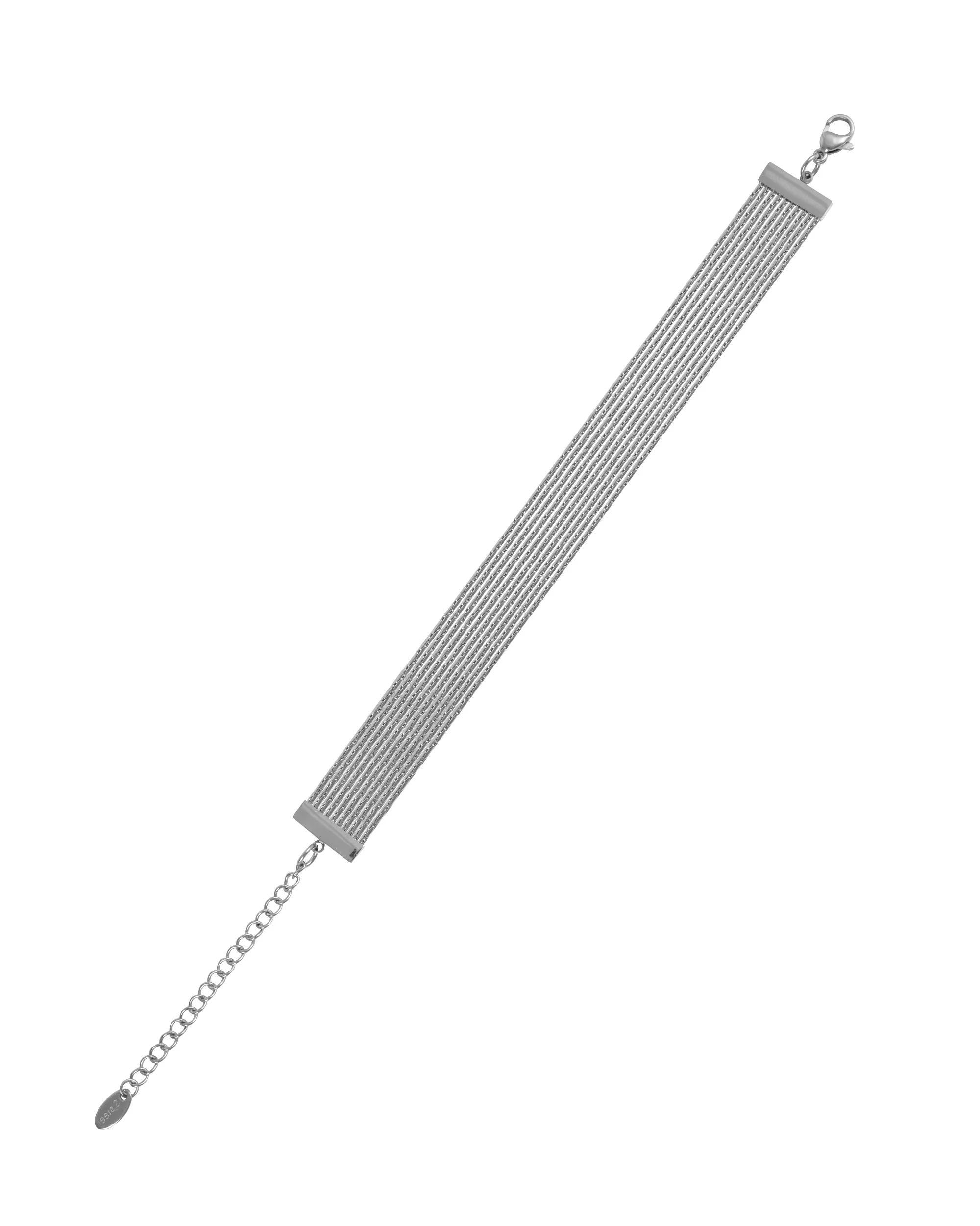BRACELET EN ACIER MULTI-MAILLES