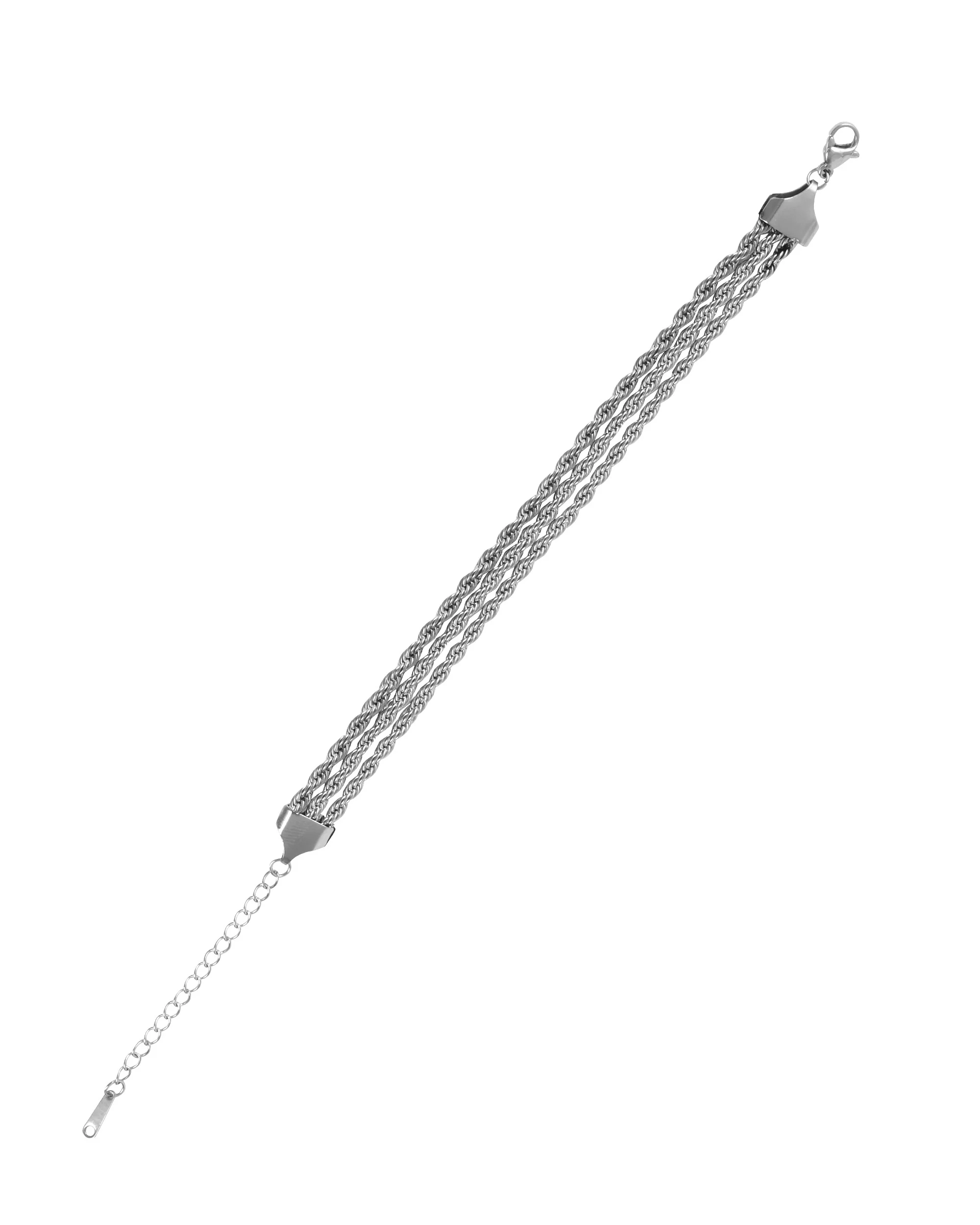 BRACELET EN ACIER TRIPLE CORDE - Image 2