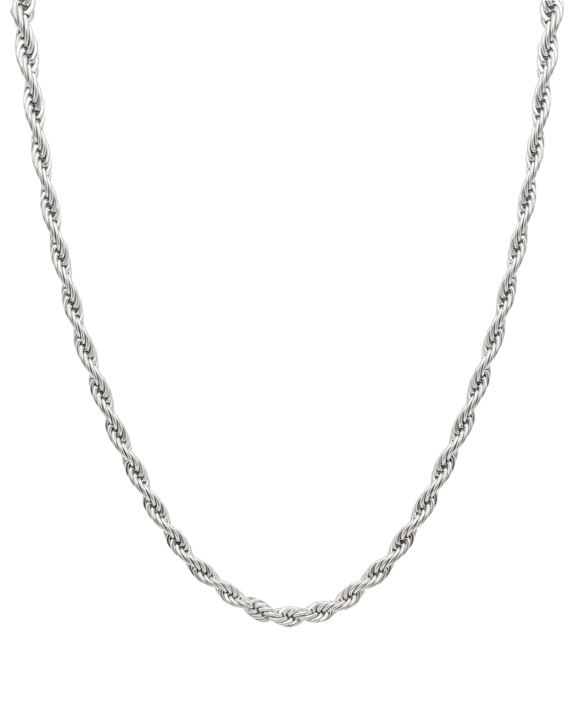 CHAINE EN ACIER MAILLE CORDE 2 MM