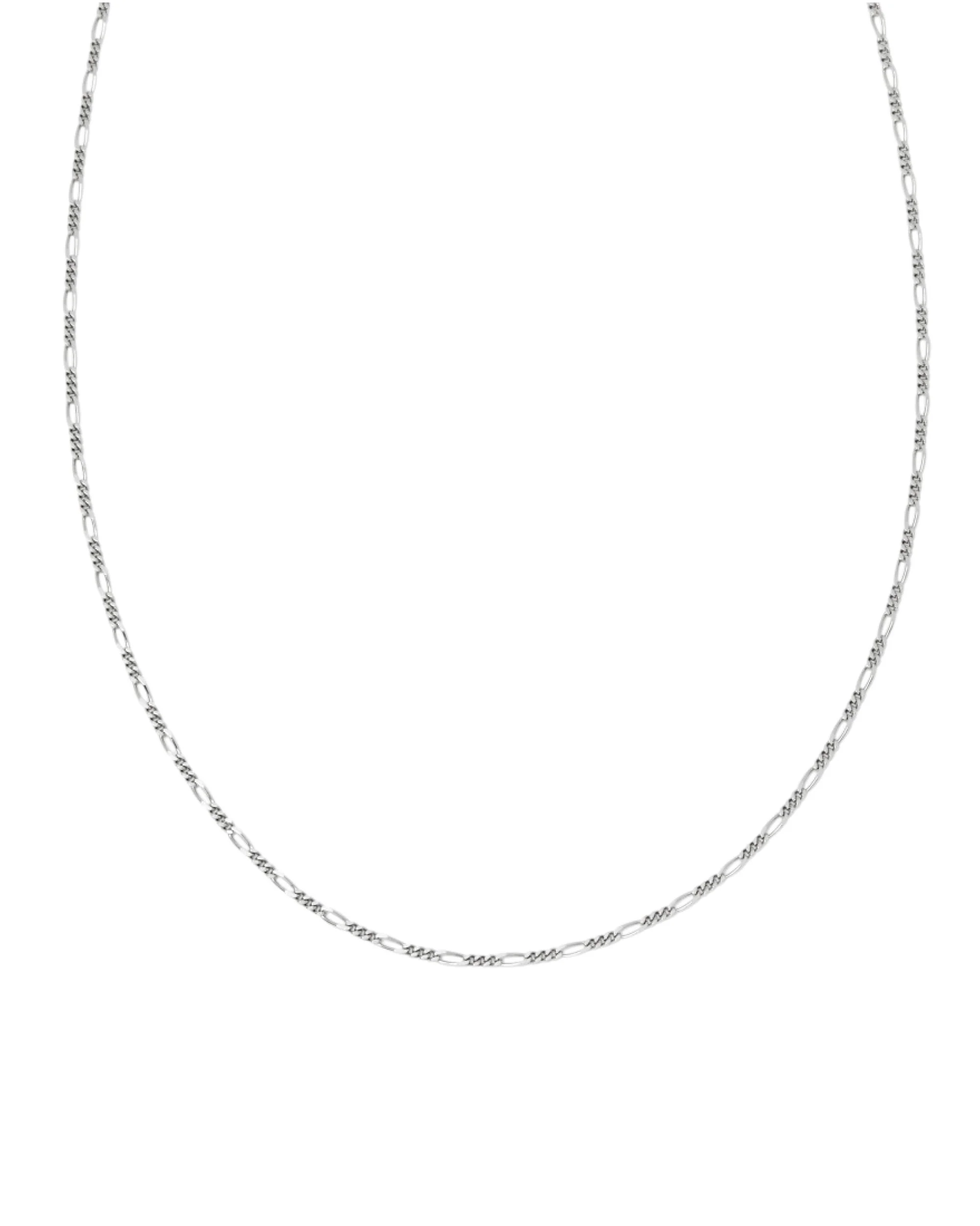 CHAINE EN ARGENT MAILLE FIGARO 1,8 MM - Image 3