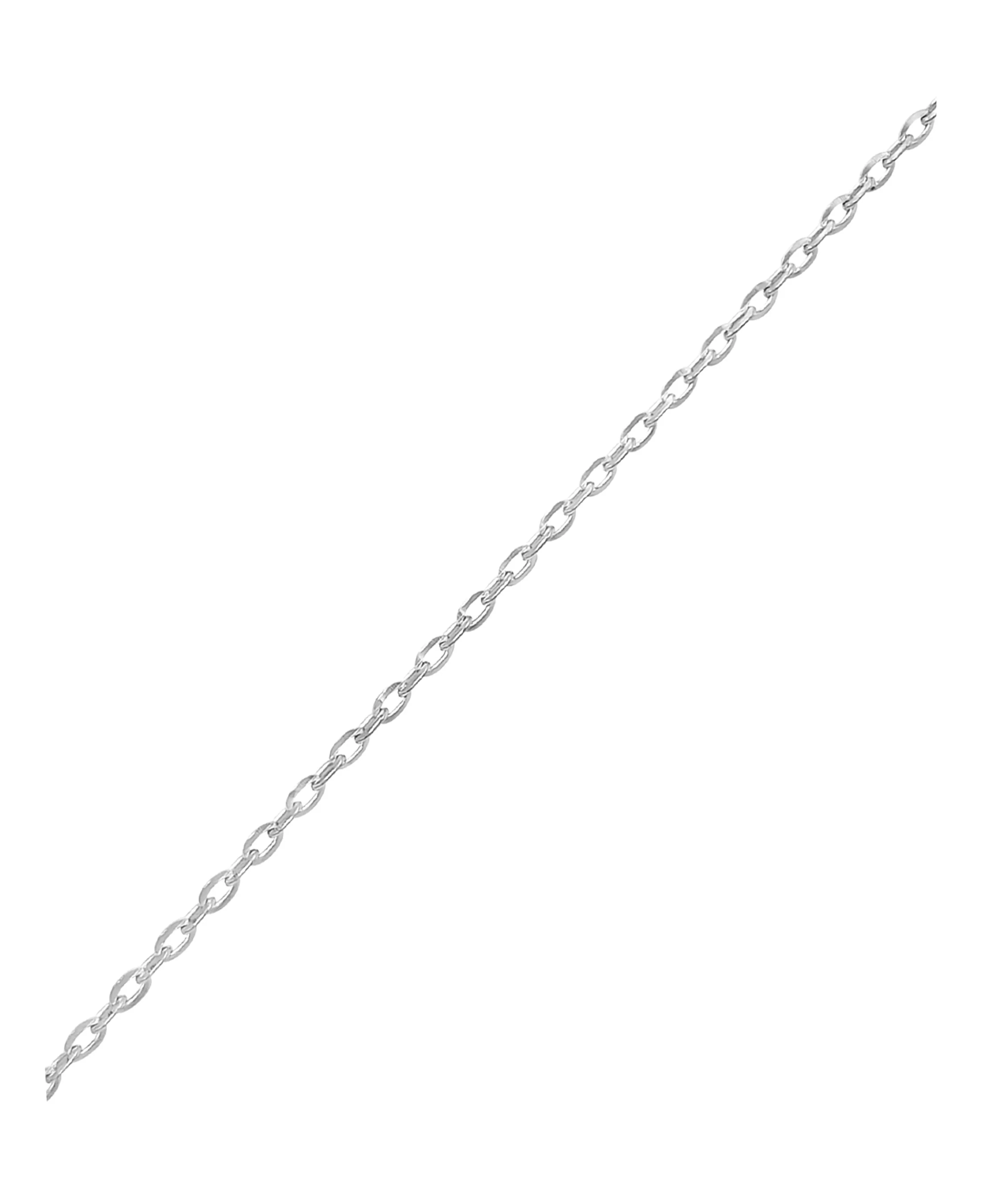 CHAINE EN ARGENT MAILLE FORCAT 1 MM