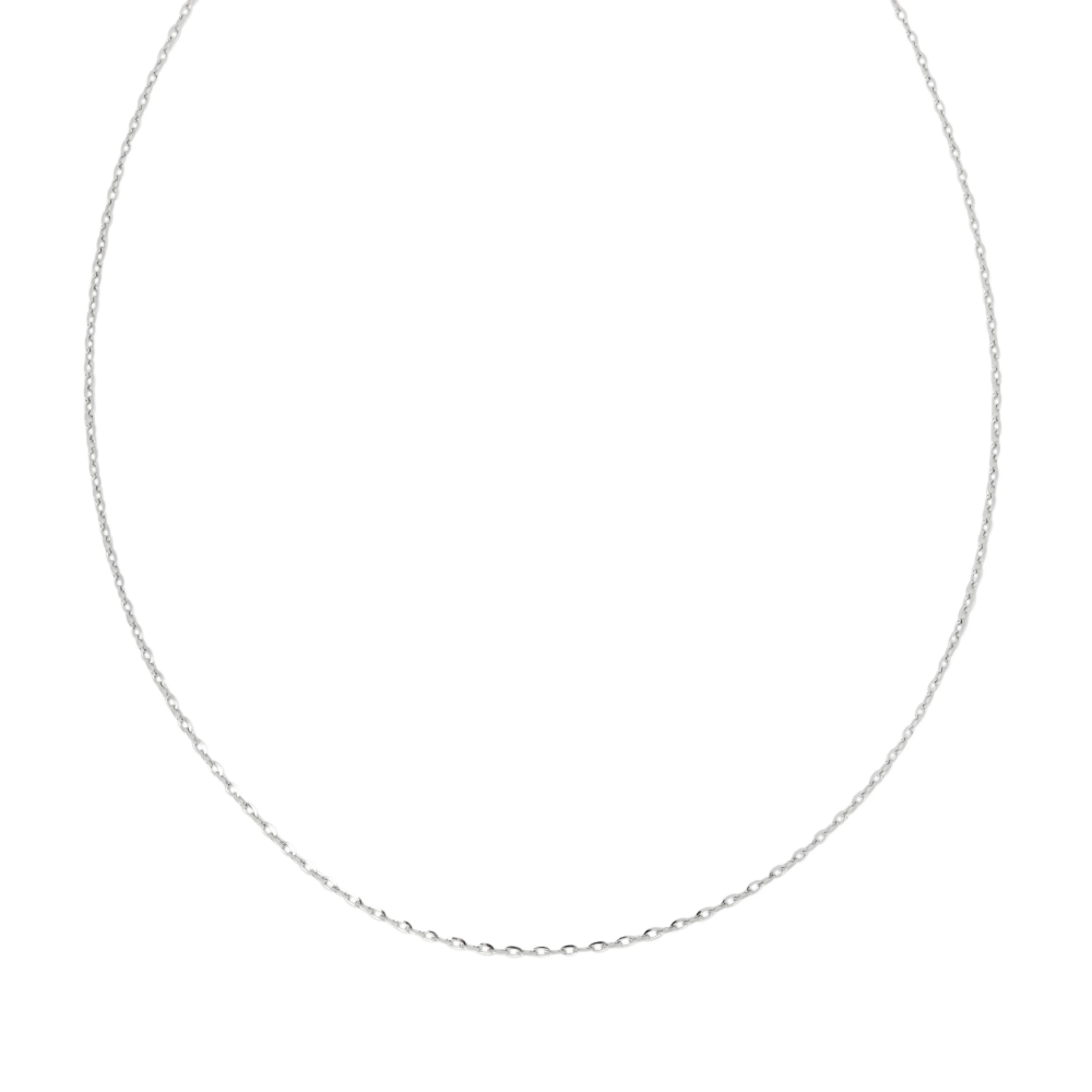 CHAINE EN ARGENT MAILLE FORCAT 1 MM - Image 3