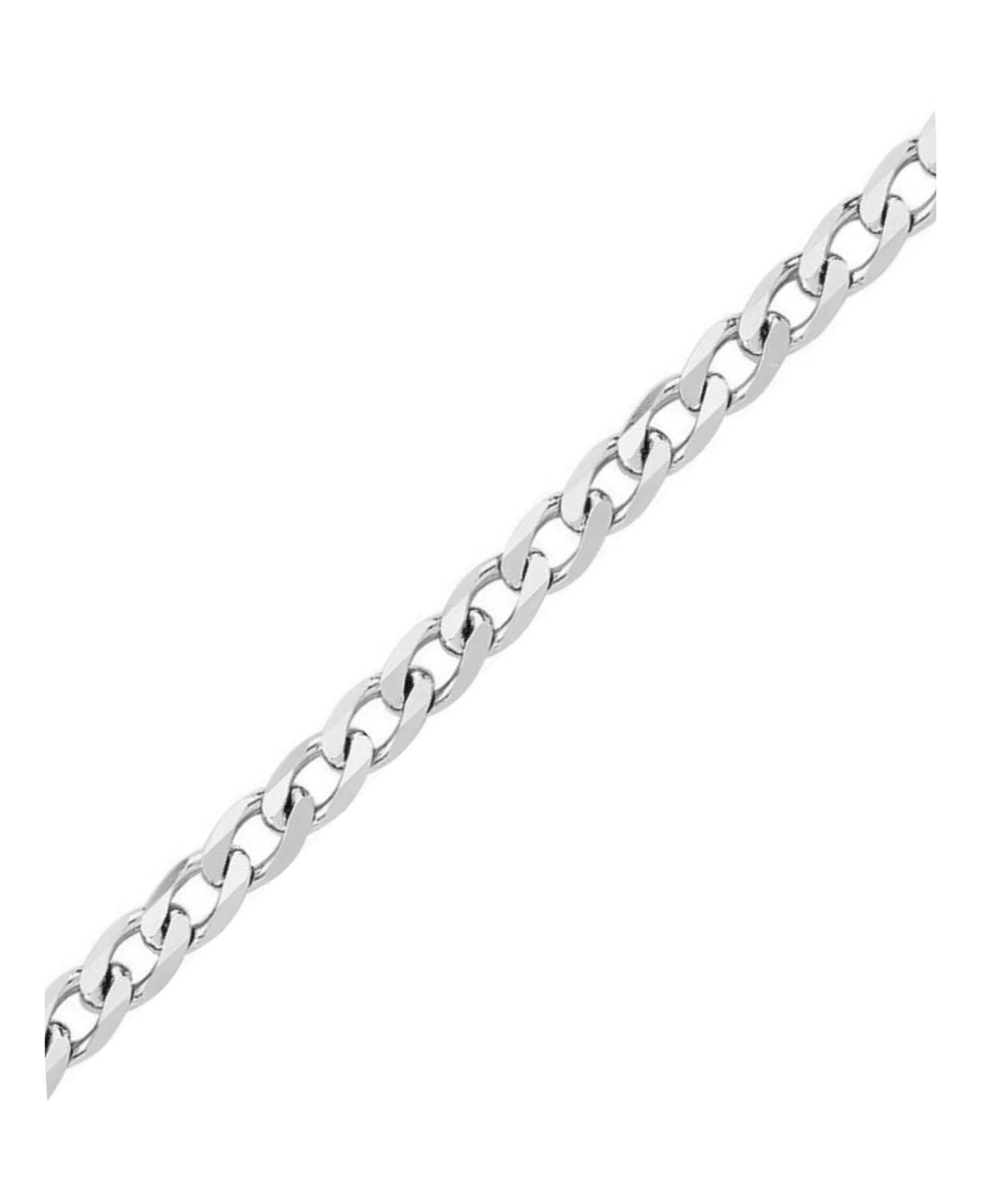 CHAINE EN ARGENT MAILLE GOURMETTE 2,2 MM 60 cm