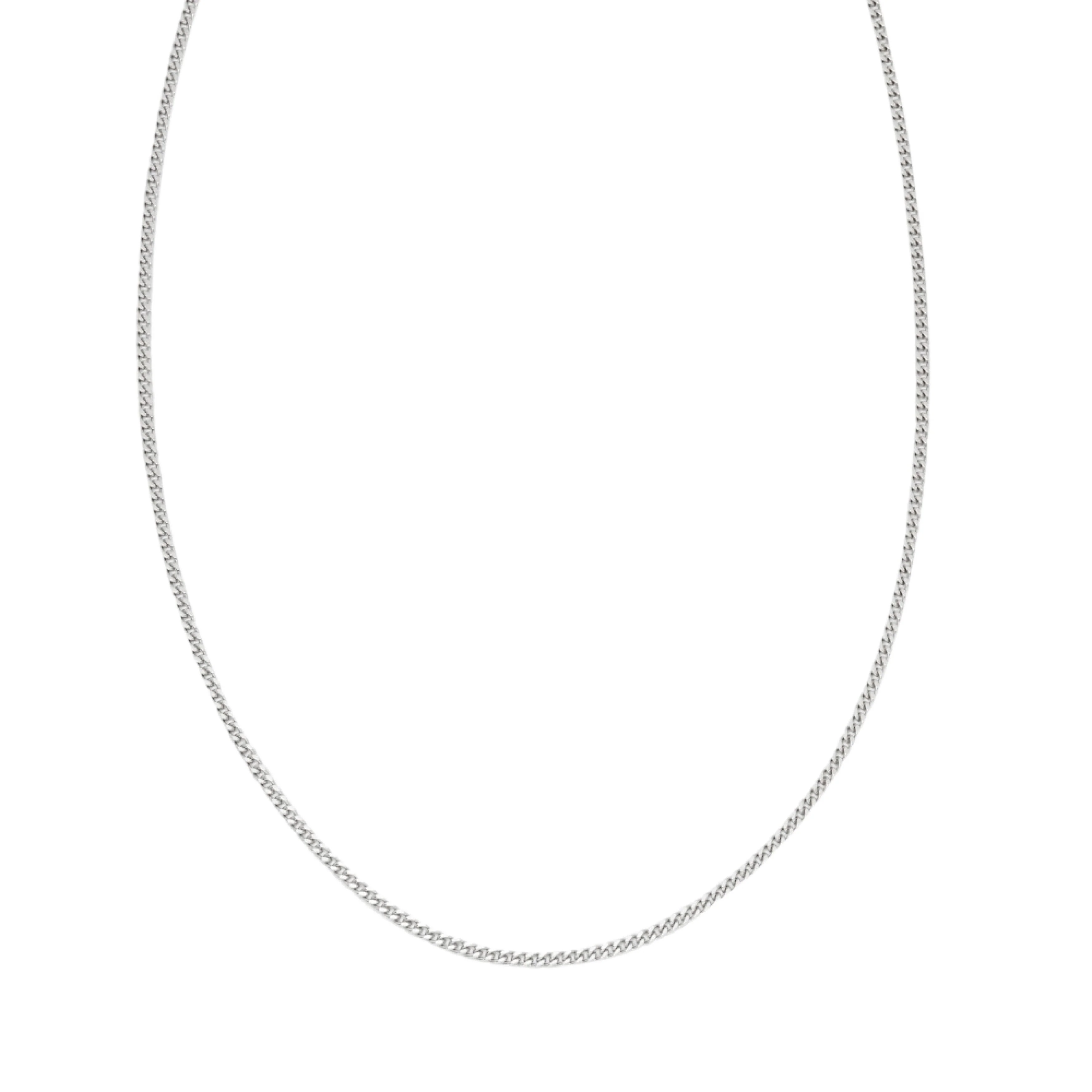 CHAINE EN ARGENT MAILLE GOURMETTE 2,2 MM 60 cm - Image 3