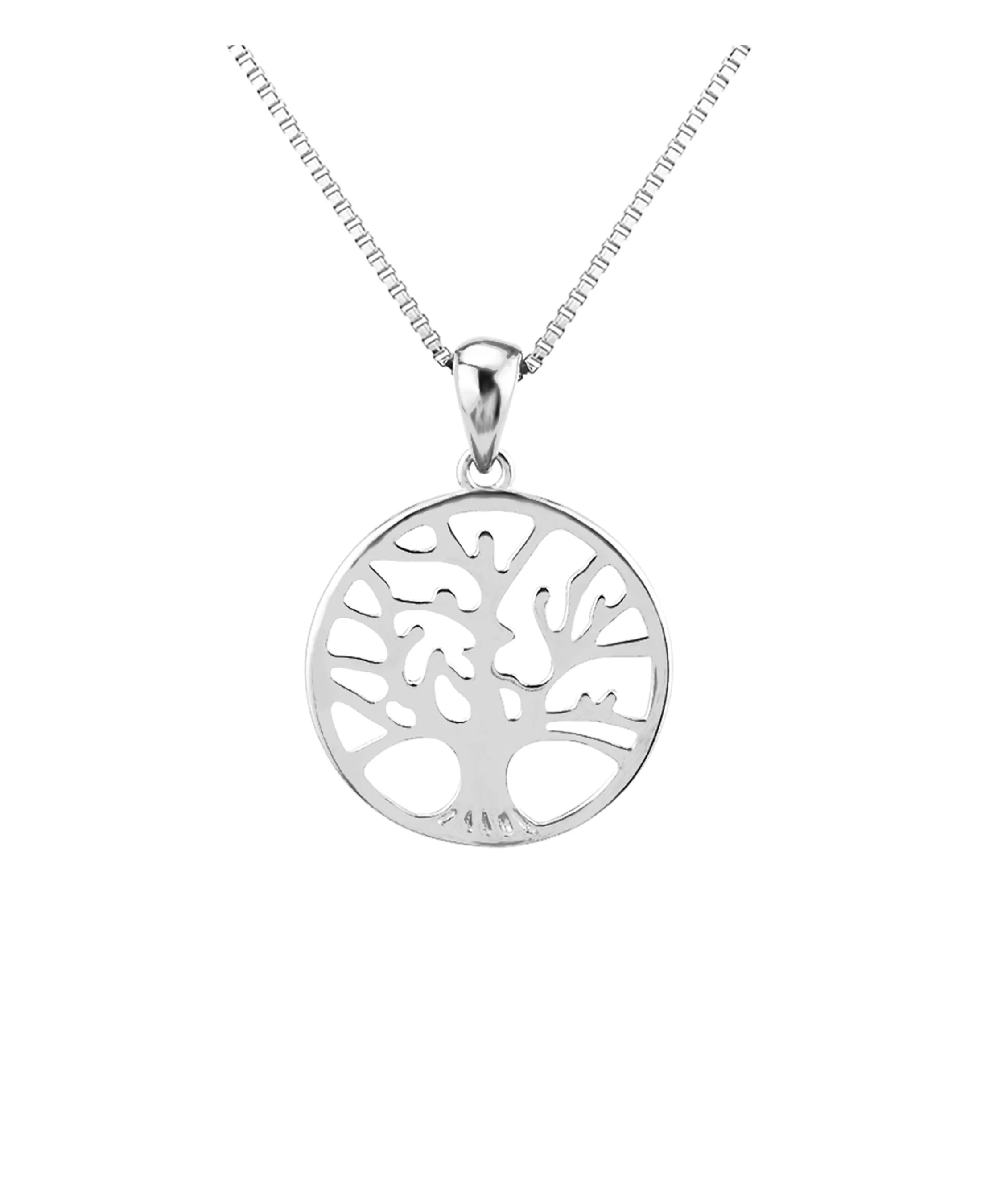 COLLIER EN ARGENT AVEC PENDENTIF ARBRE DE VIE - Image 4