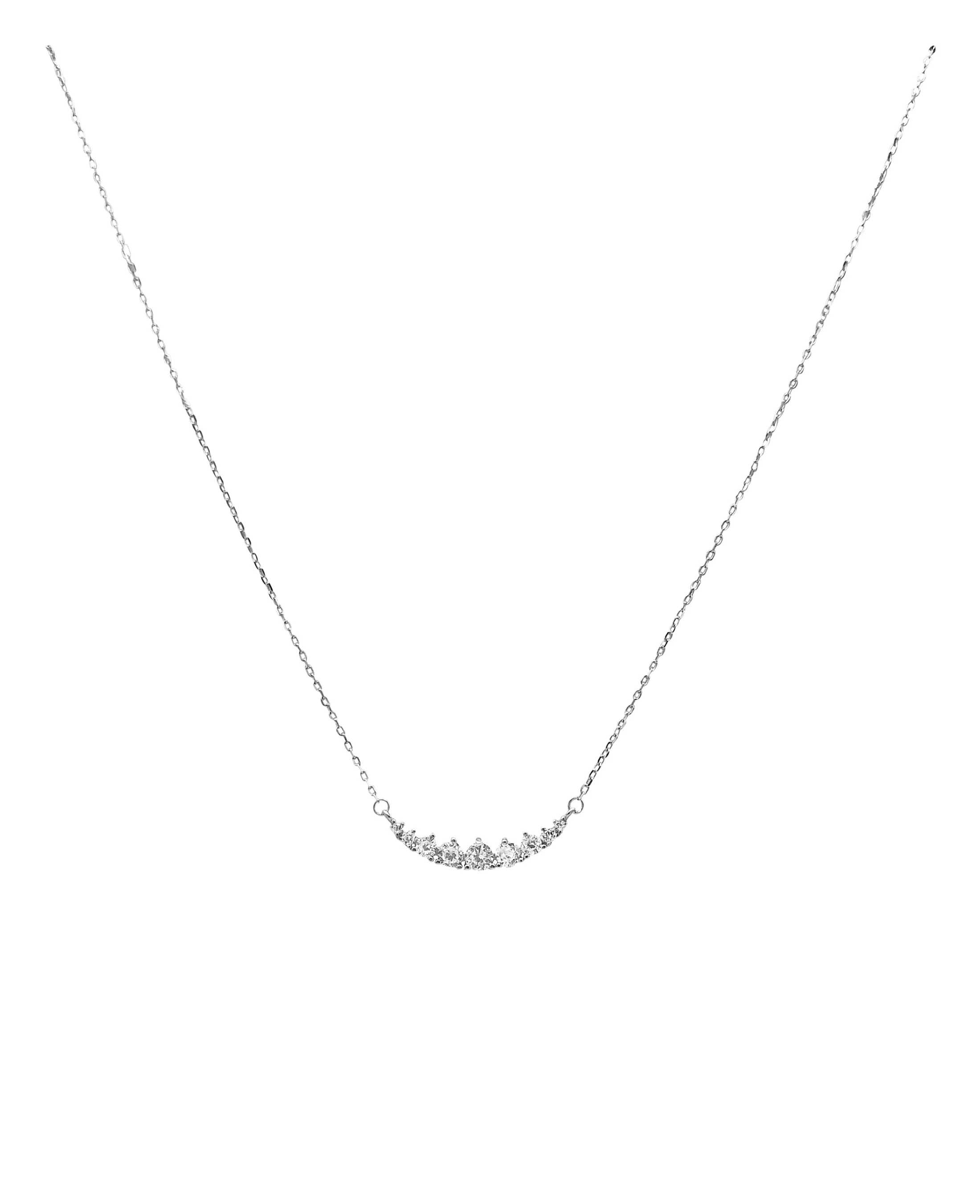 COLLIER EN ARGENT MOTIF AVEC PIERRES - Image 3