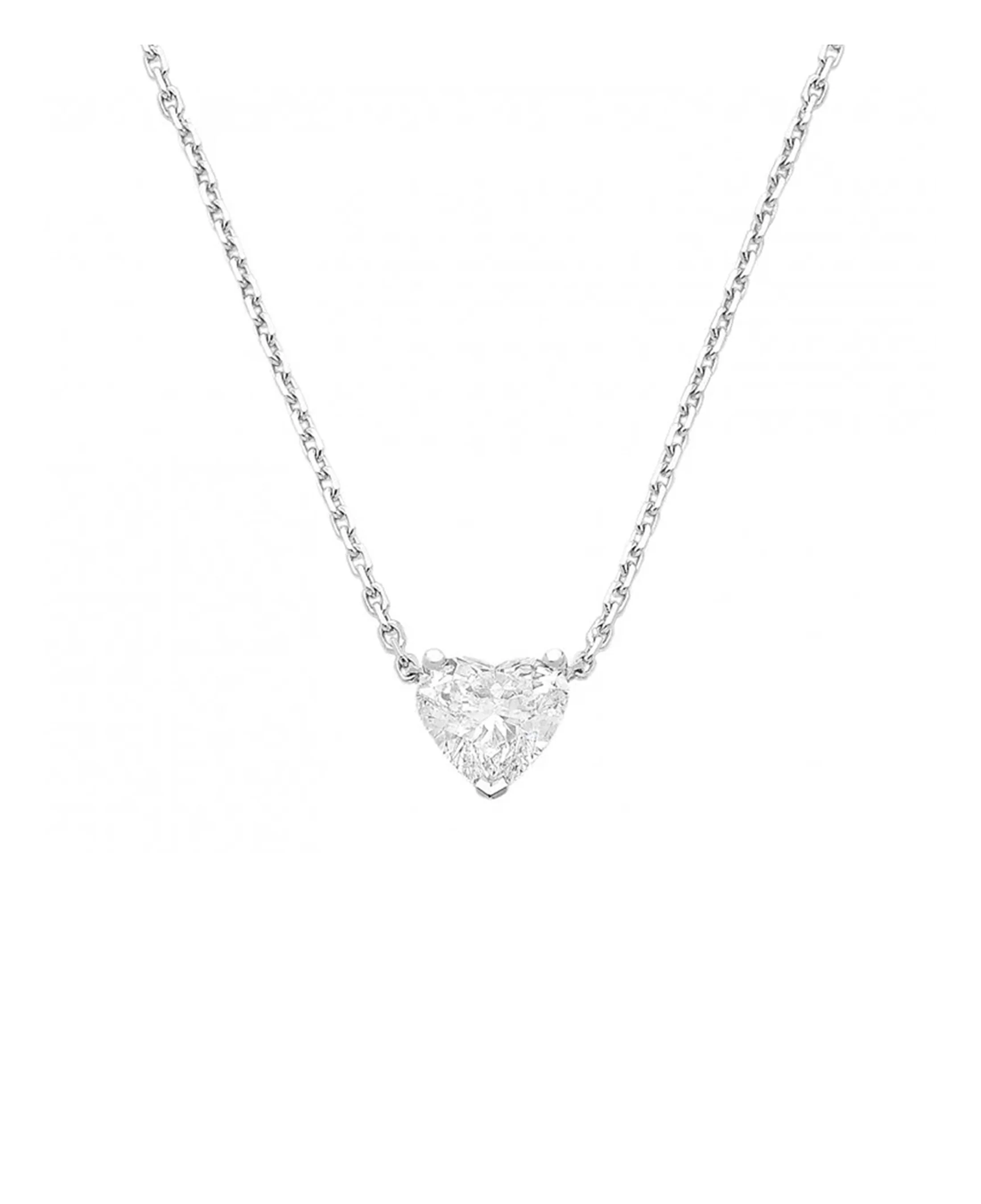 COLLIER EN ARGENT MOTIF COEUR