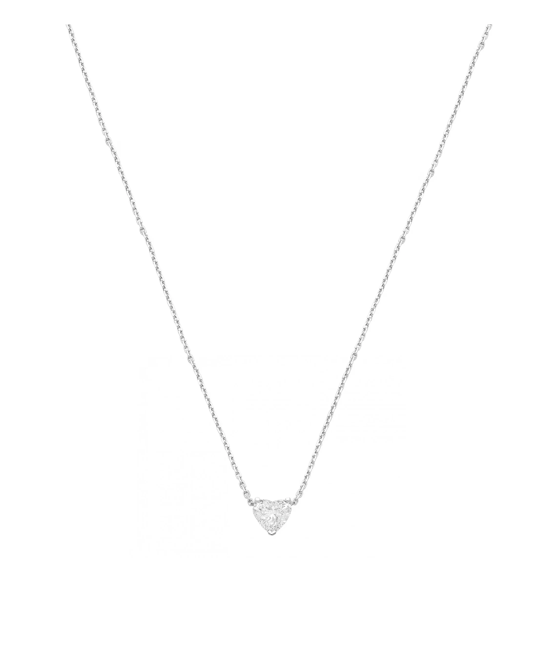 COLLIER EN ARGENT MOTIF COEUR - Image 3