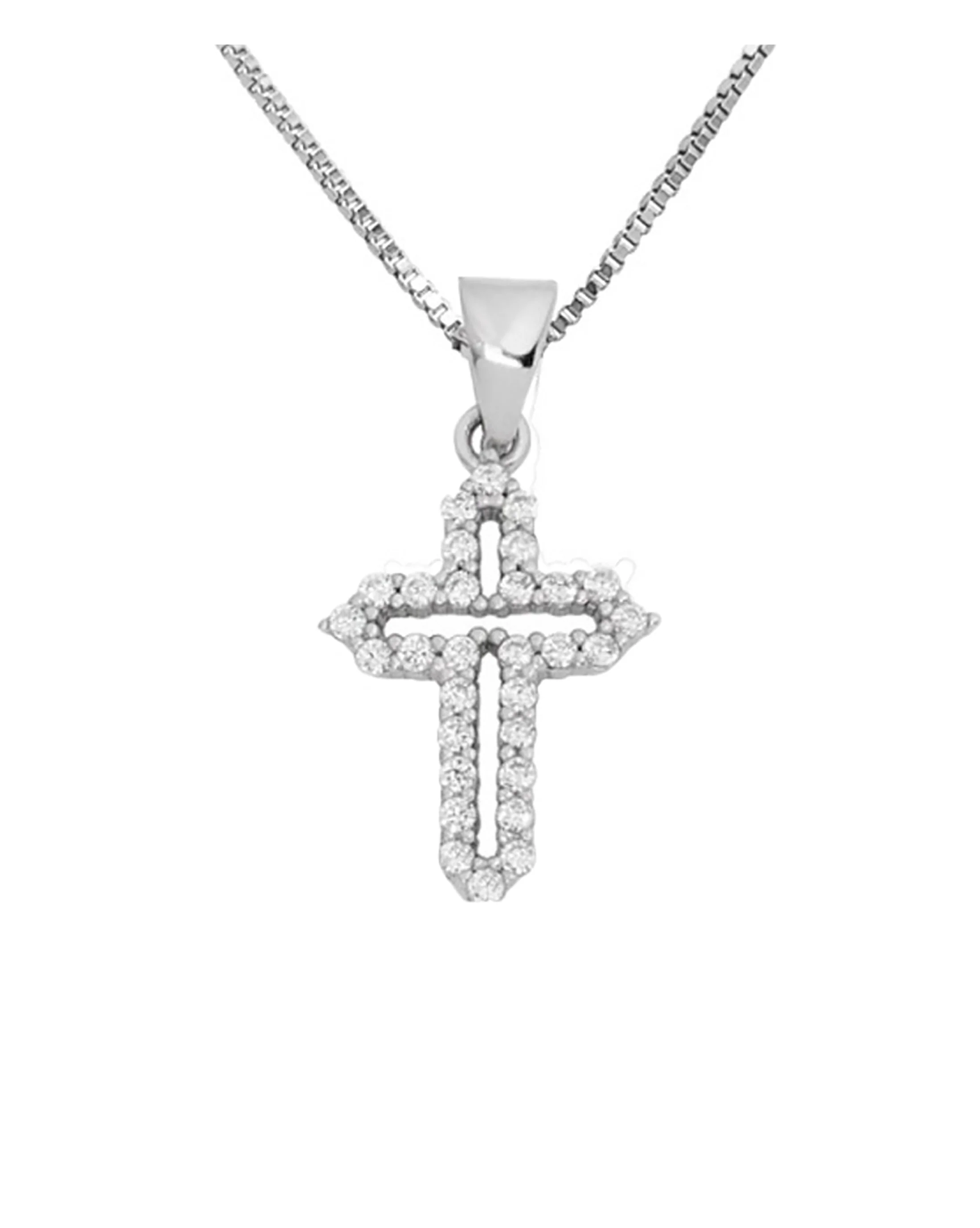 COLLIER EN ARGENT PENDENTIF CROIX - Image 4