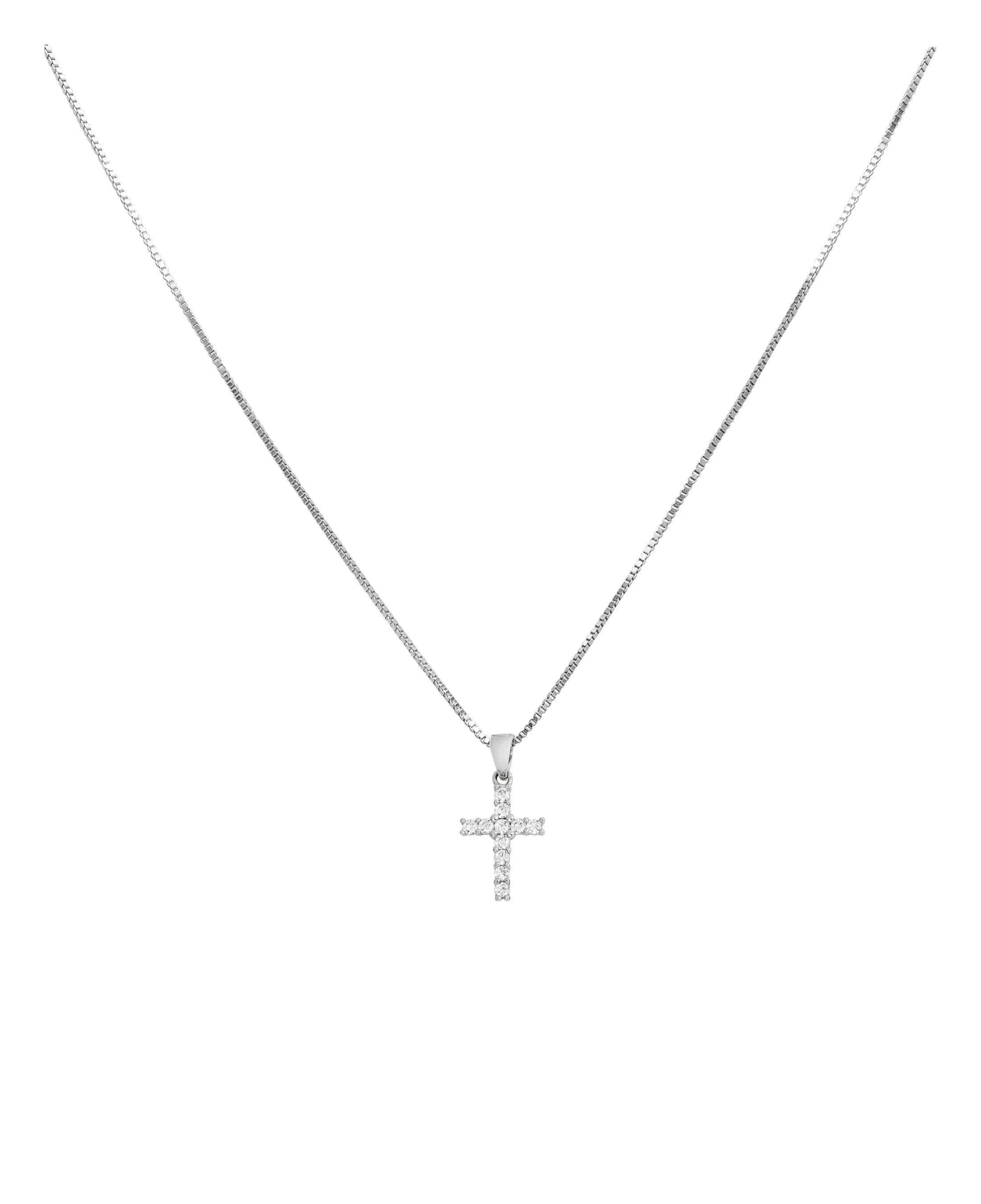COLLIER EN ARGENT PENDENTIF CROIX - Image 3