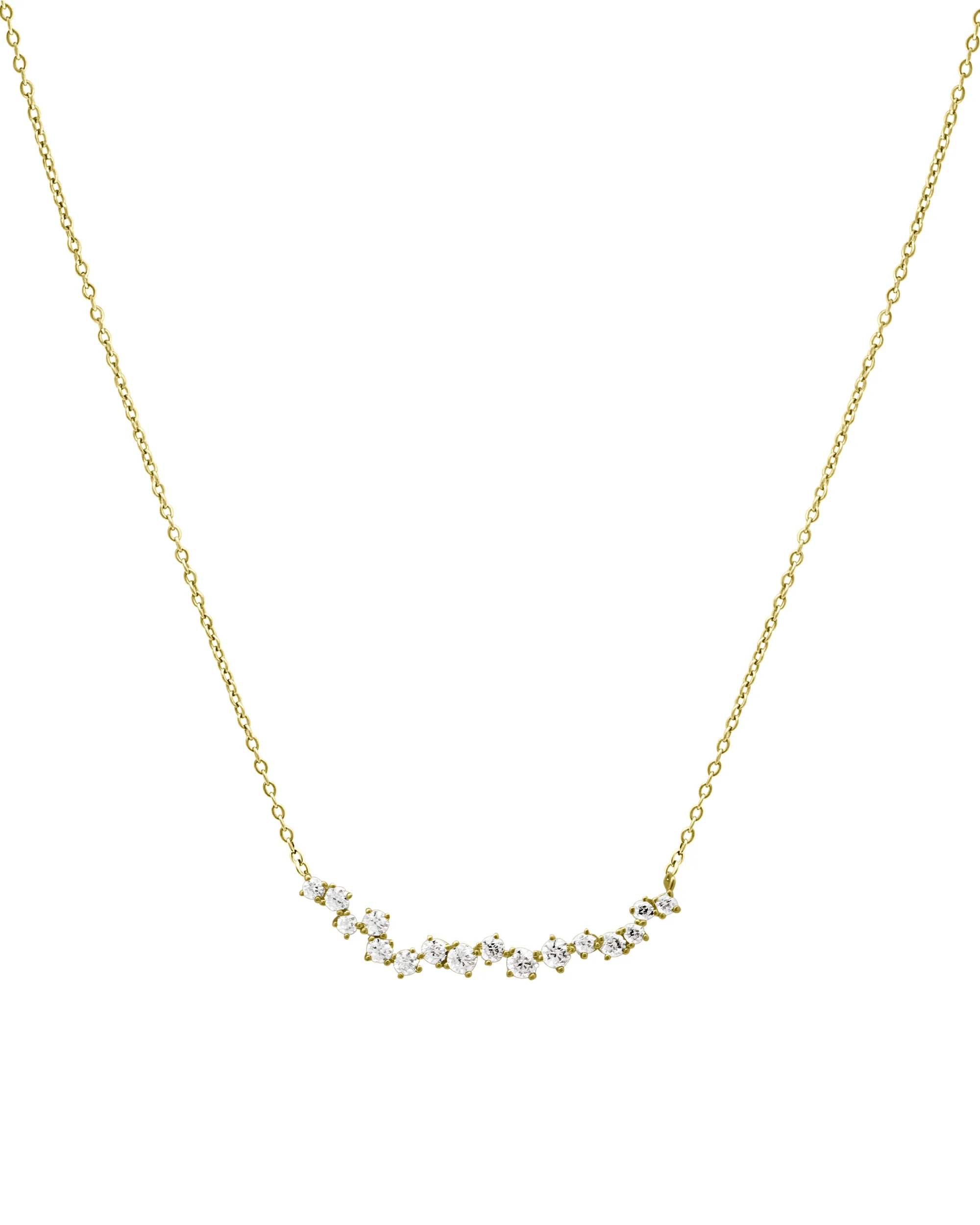 COLLIER EN PLAQUE OR AVEC ZIRCONIUM - Image 3