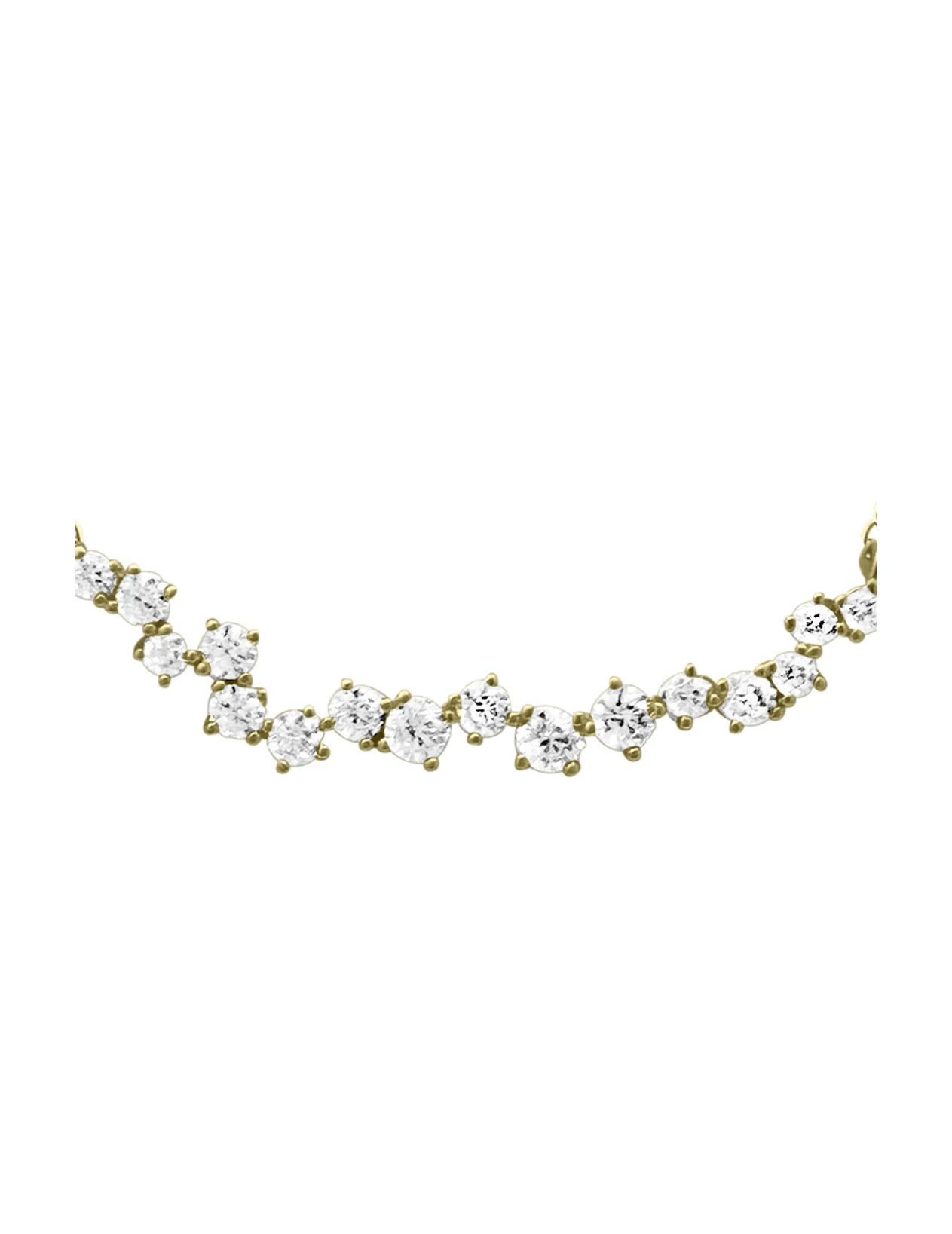 COLLIER EN PLAQUE OR AVEC ZIRCONIUM - Image 4