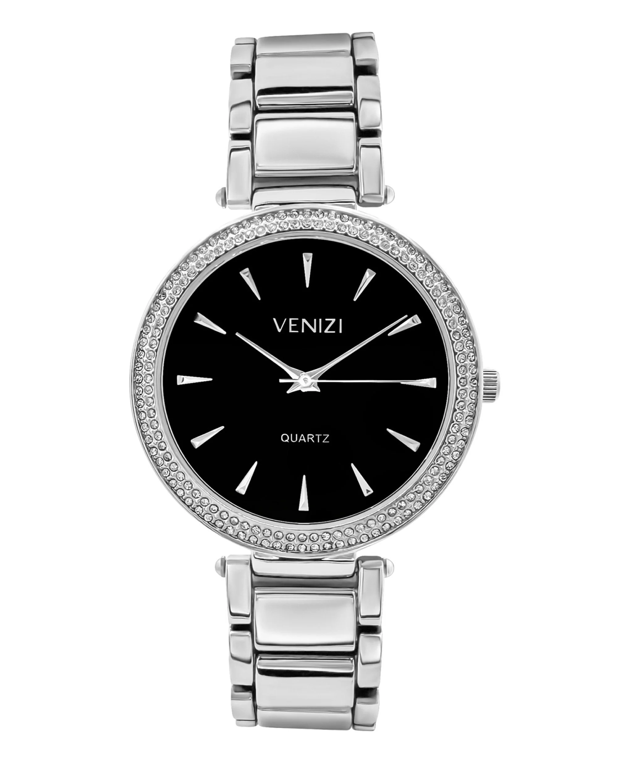 Montre Venizi argentée avec strass