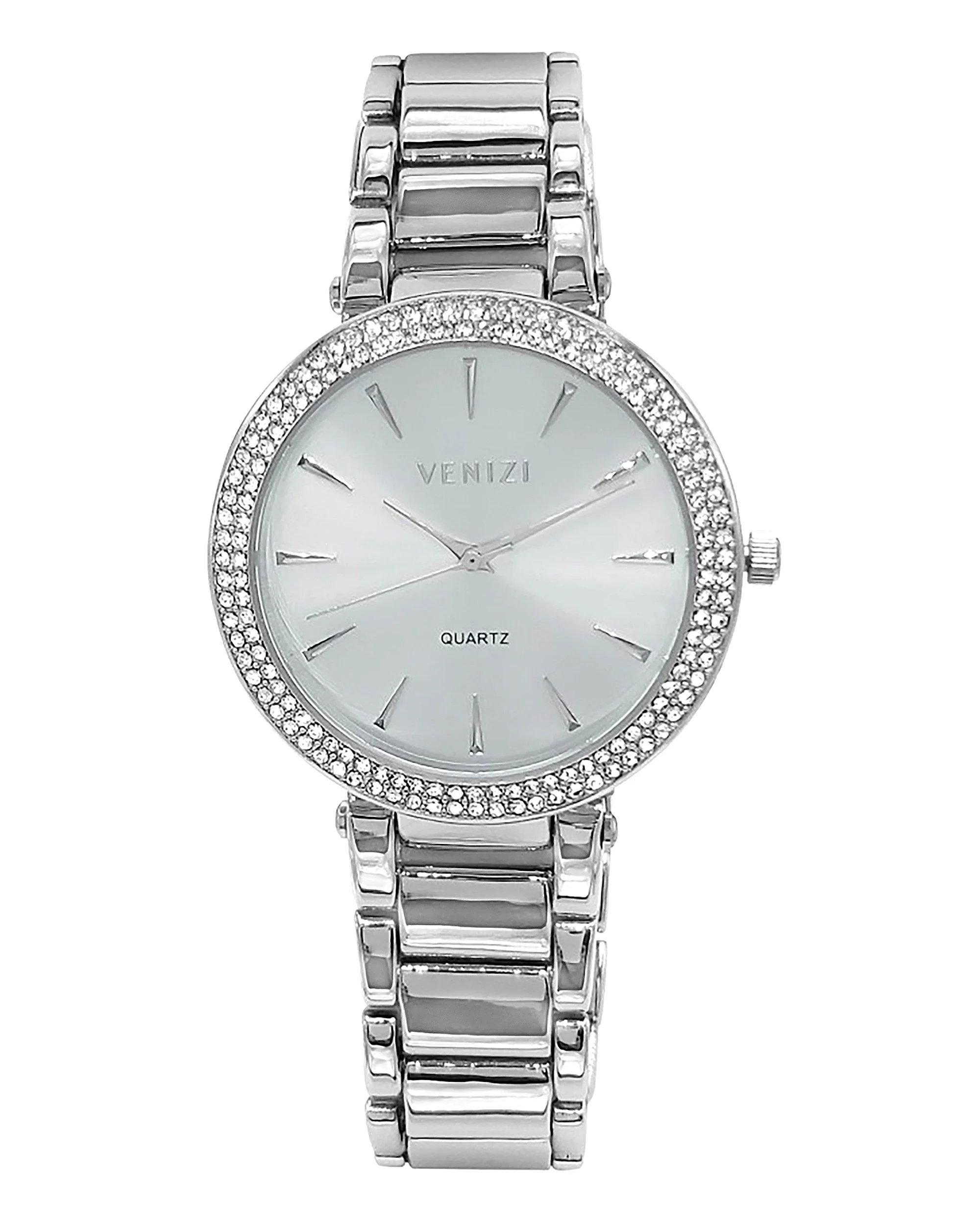Montre Venizi argentée avec strass