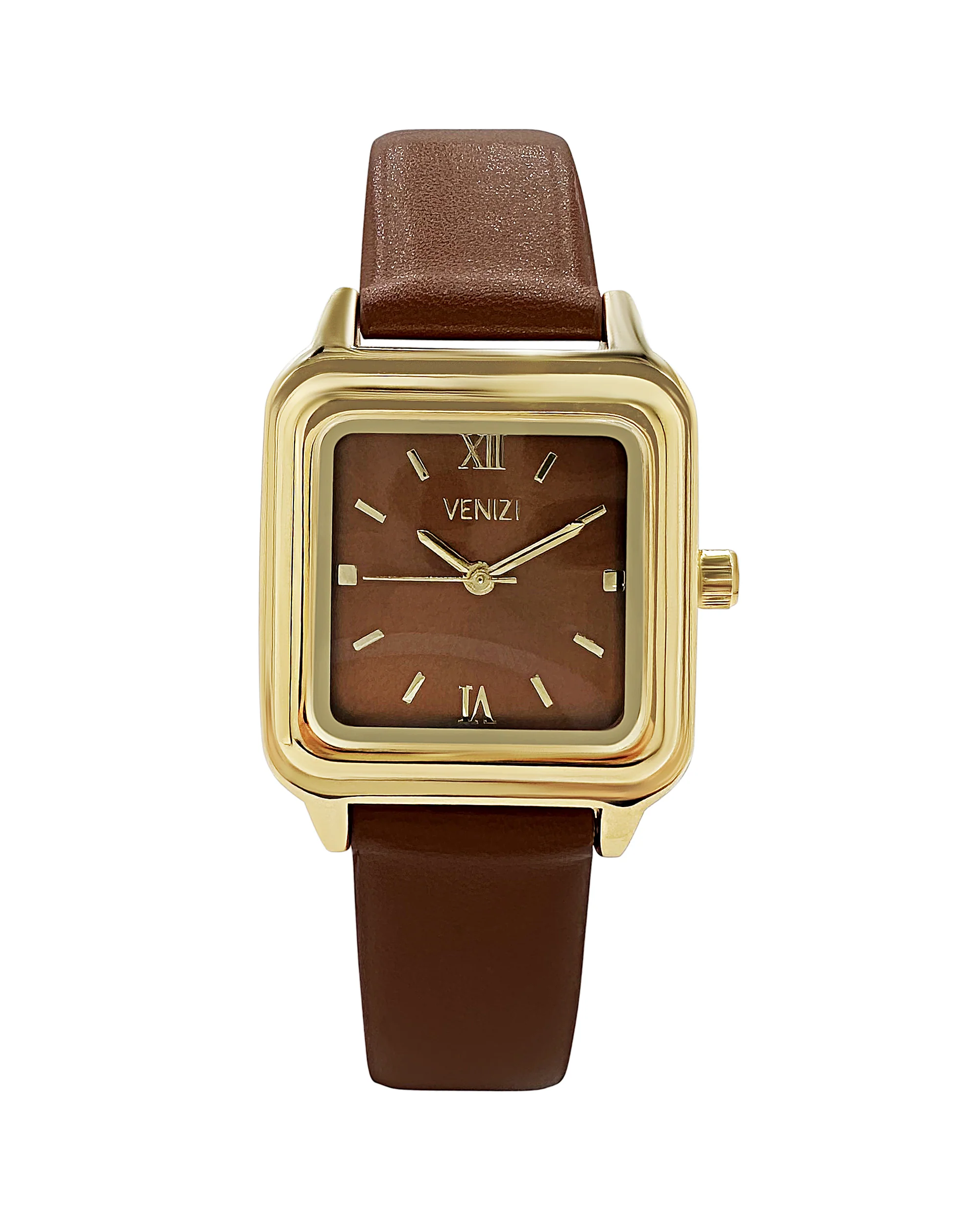 Montre venizi marron avec cadran marron