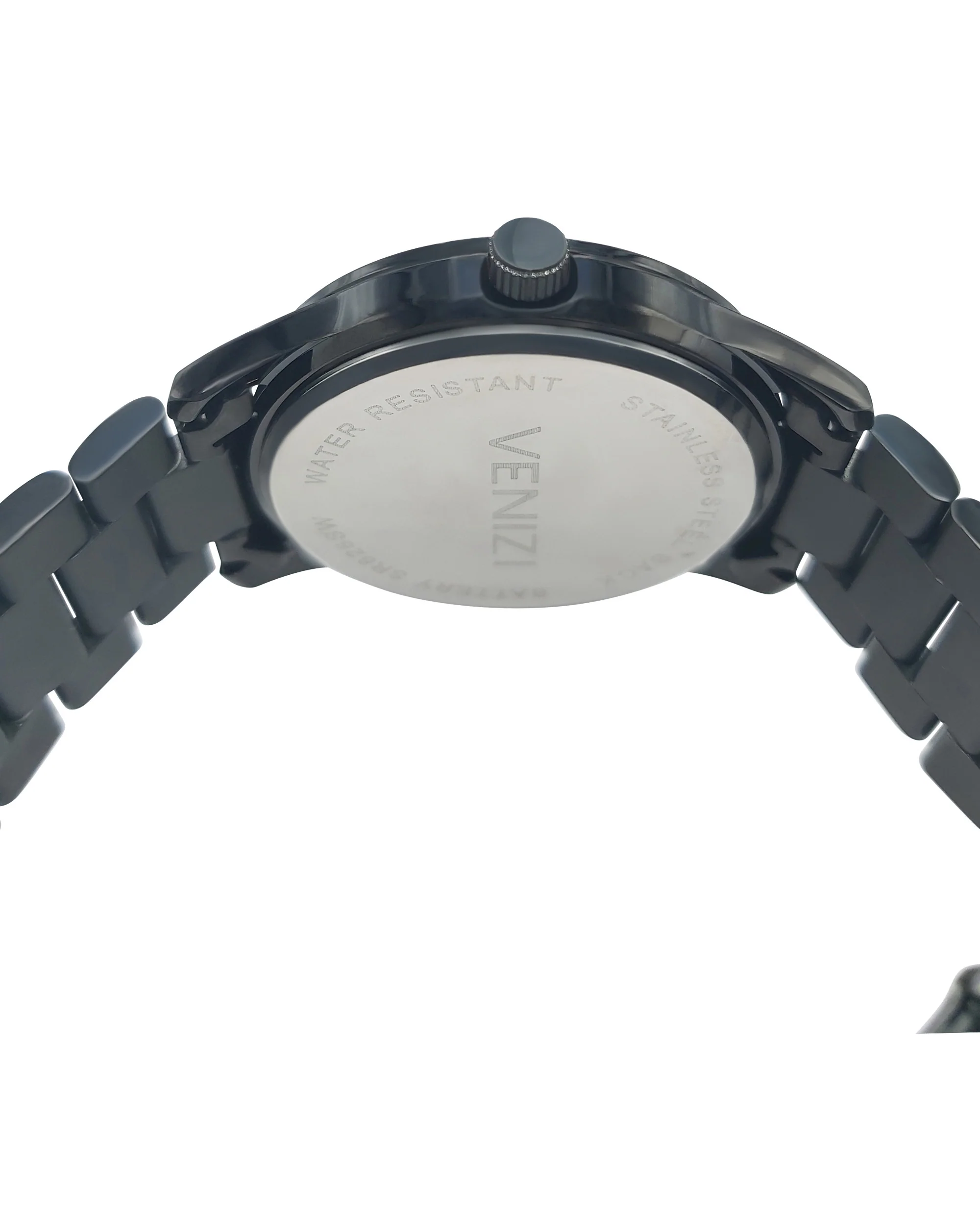 MONTRE VENIZI NOIRE AVEC CADRAN NOIR - Image 3