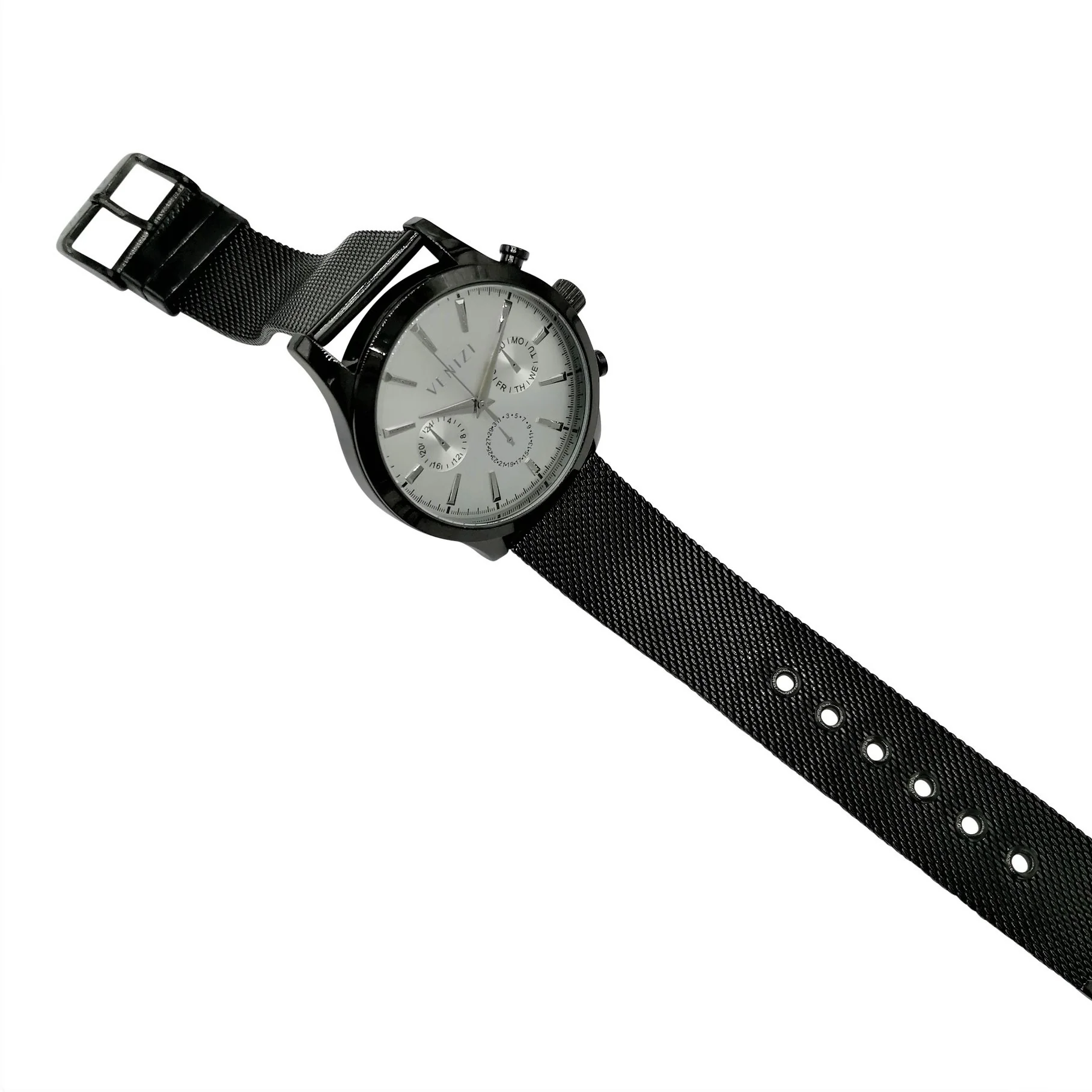 MONTRE VENIZI NOIRE AVEC CADRAN GRIS - Image 3