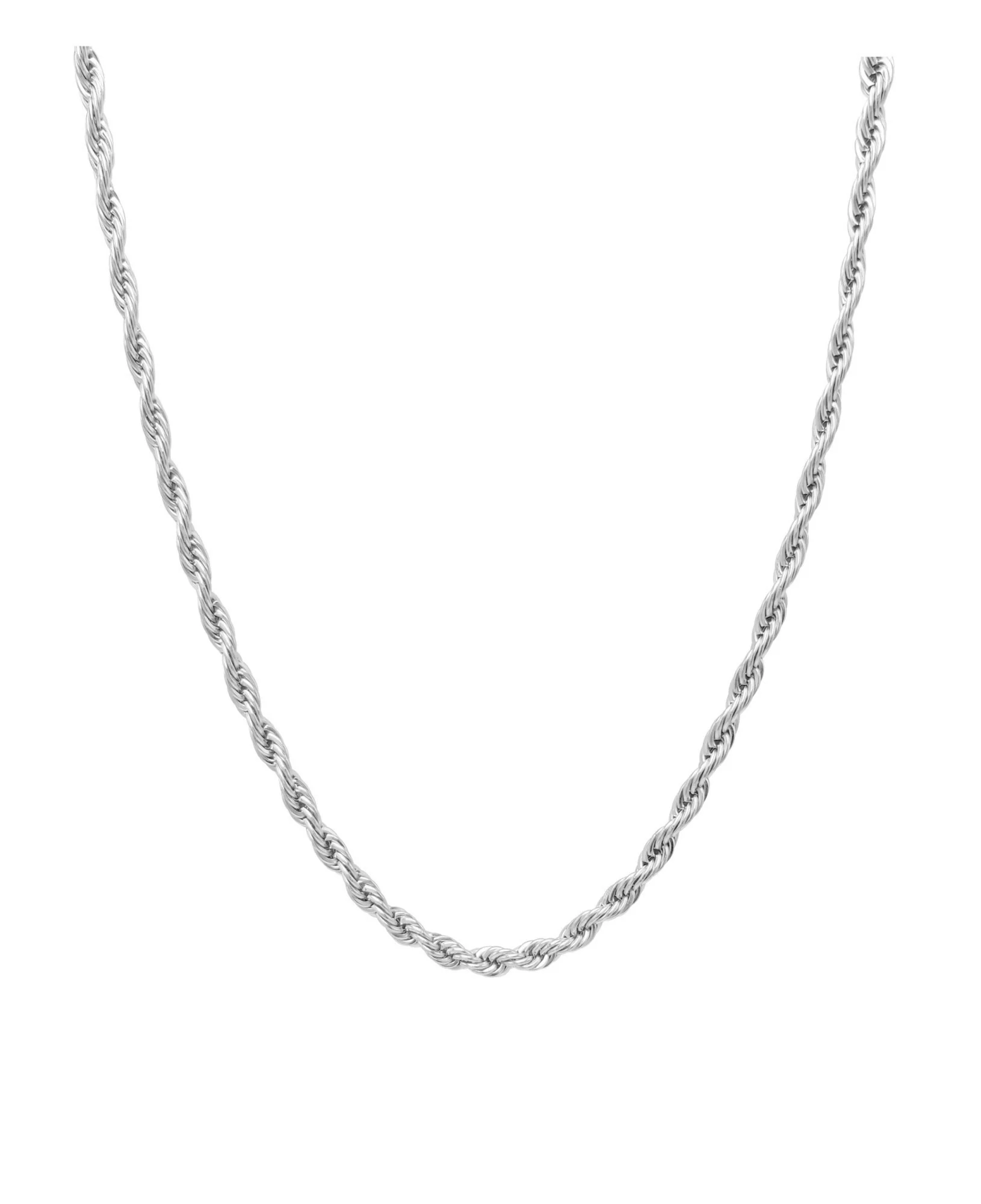 PARURE EN ACIER MAILLE CORDE 2 MM - Image 3