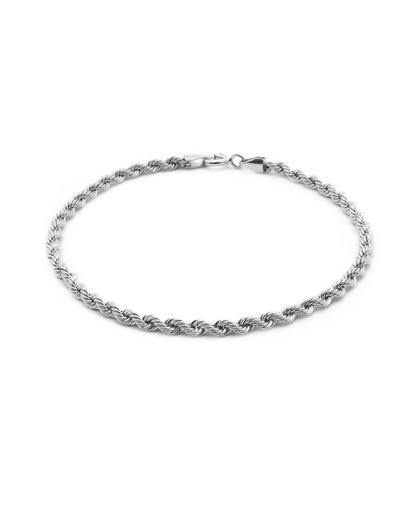 PARURE EN ACIER MAILLE CORDE 2 MM - Image 5